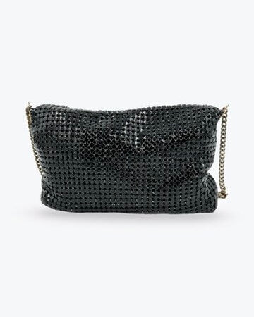 Gold Crest Glo Mesh Evening Bag