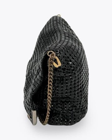 Gold Crest Glo Mesh Evening Bag