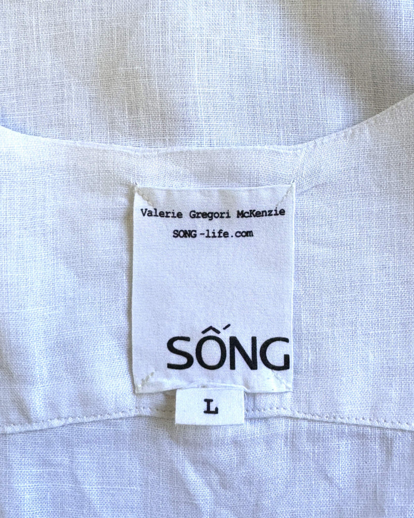SÔNG Linen Tunic Size L