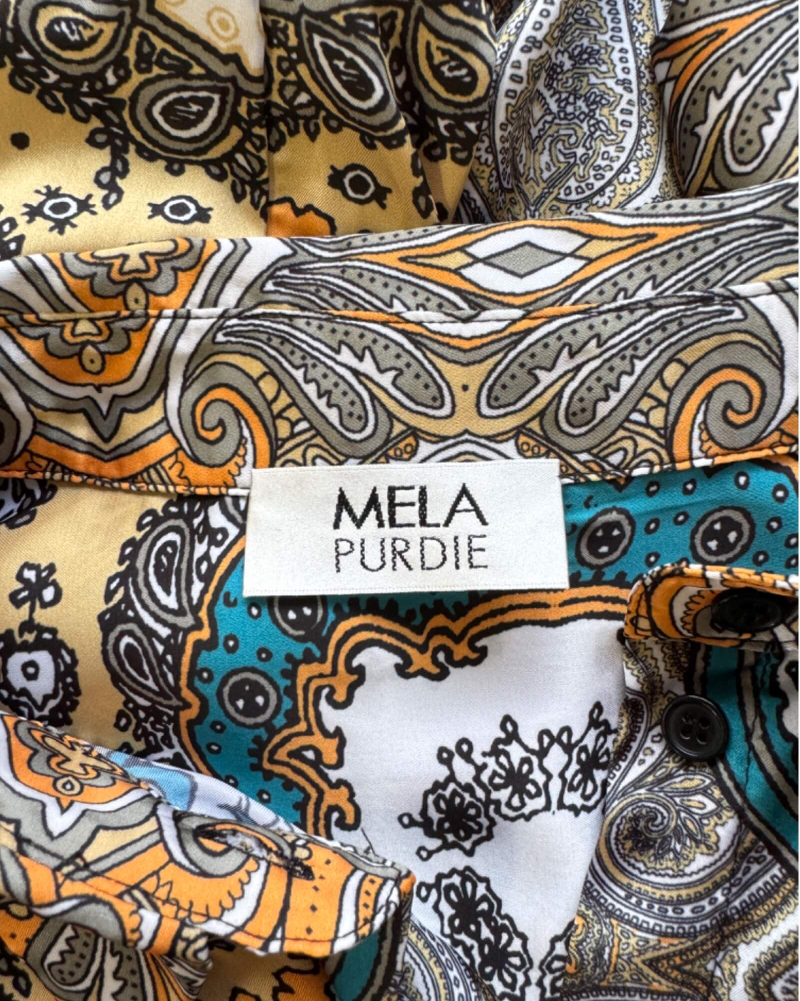 Mela Purdie Paisley Blouse Size 16