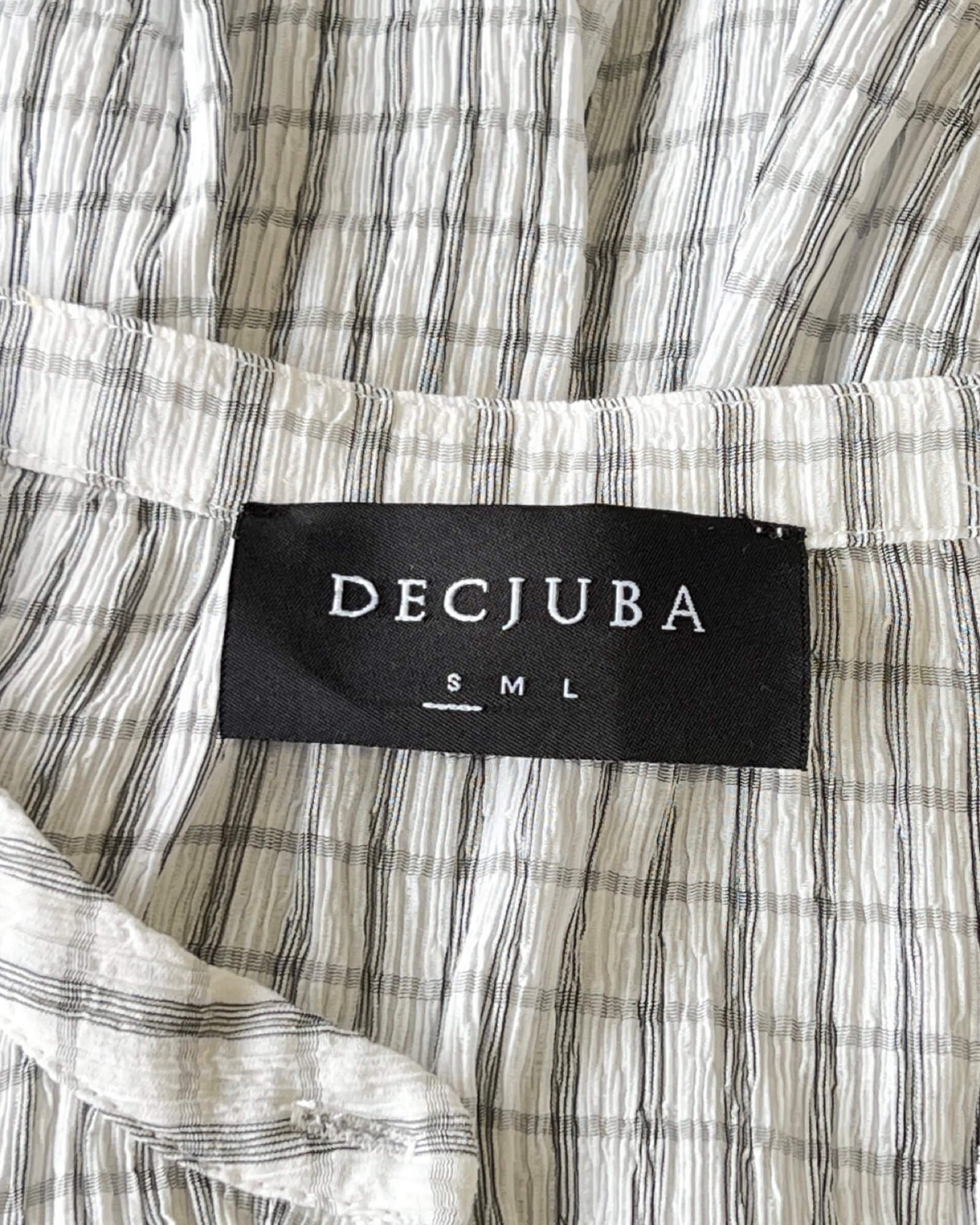 Decjuba Check Blouse Size S