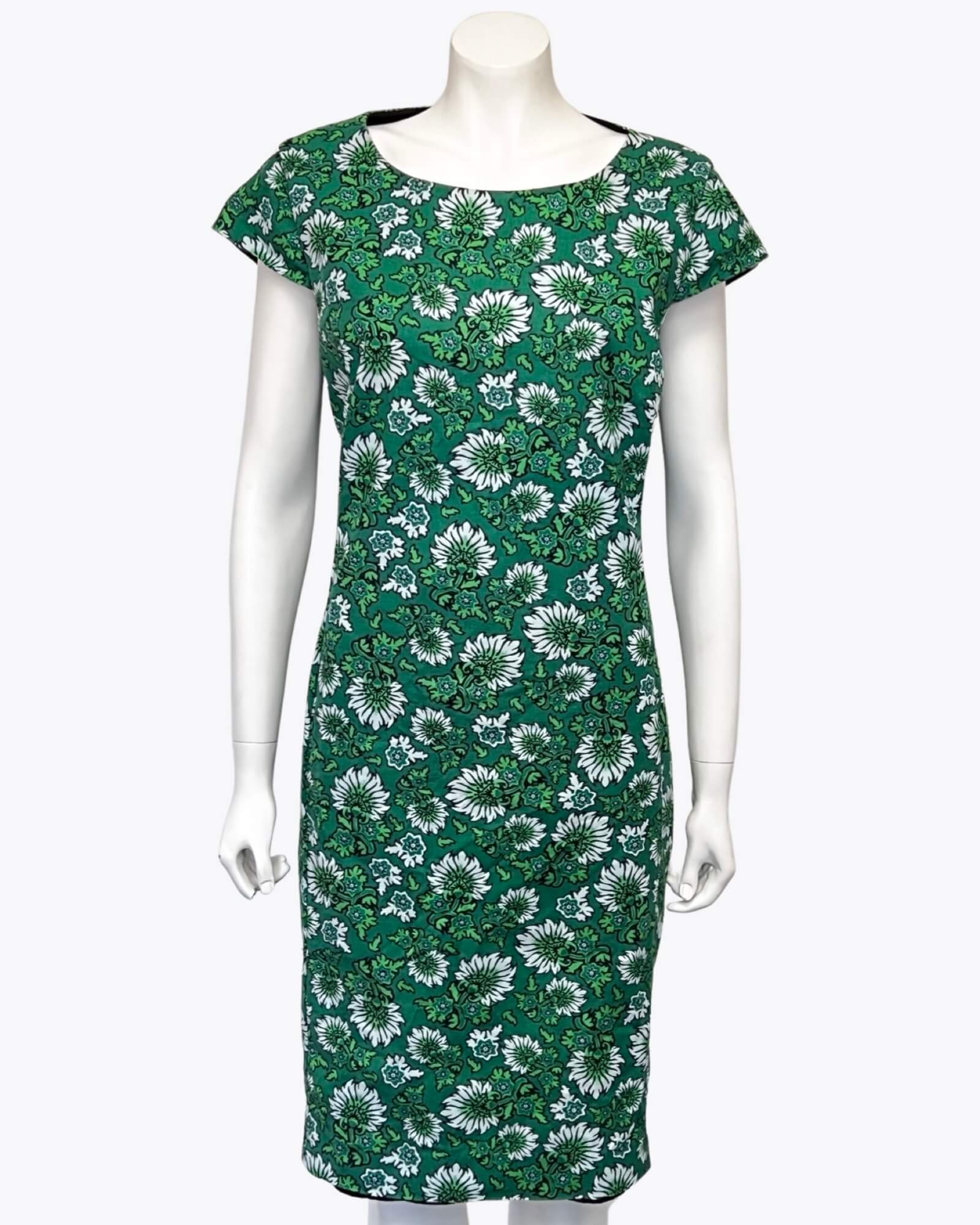 Sportscraft Green Floral Dress Size 16