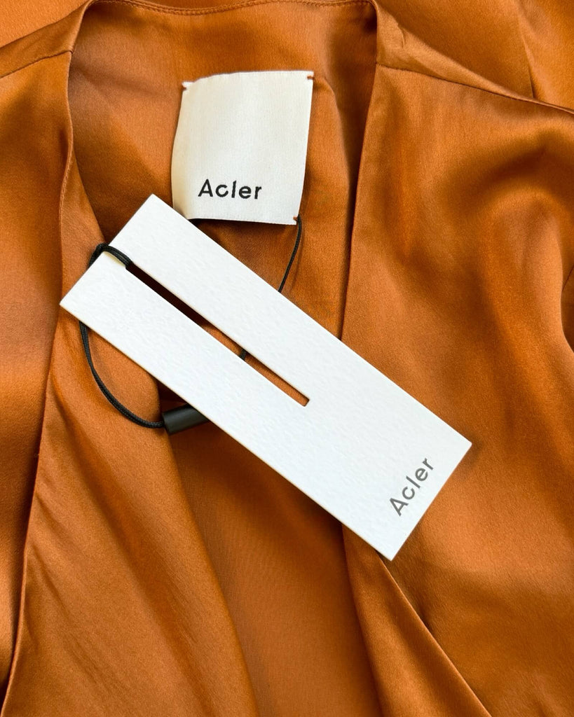 Acler Bennet Silk Shirt Size 12