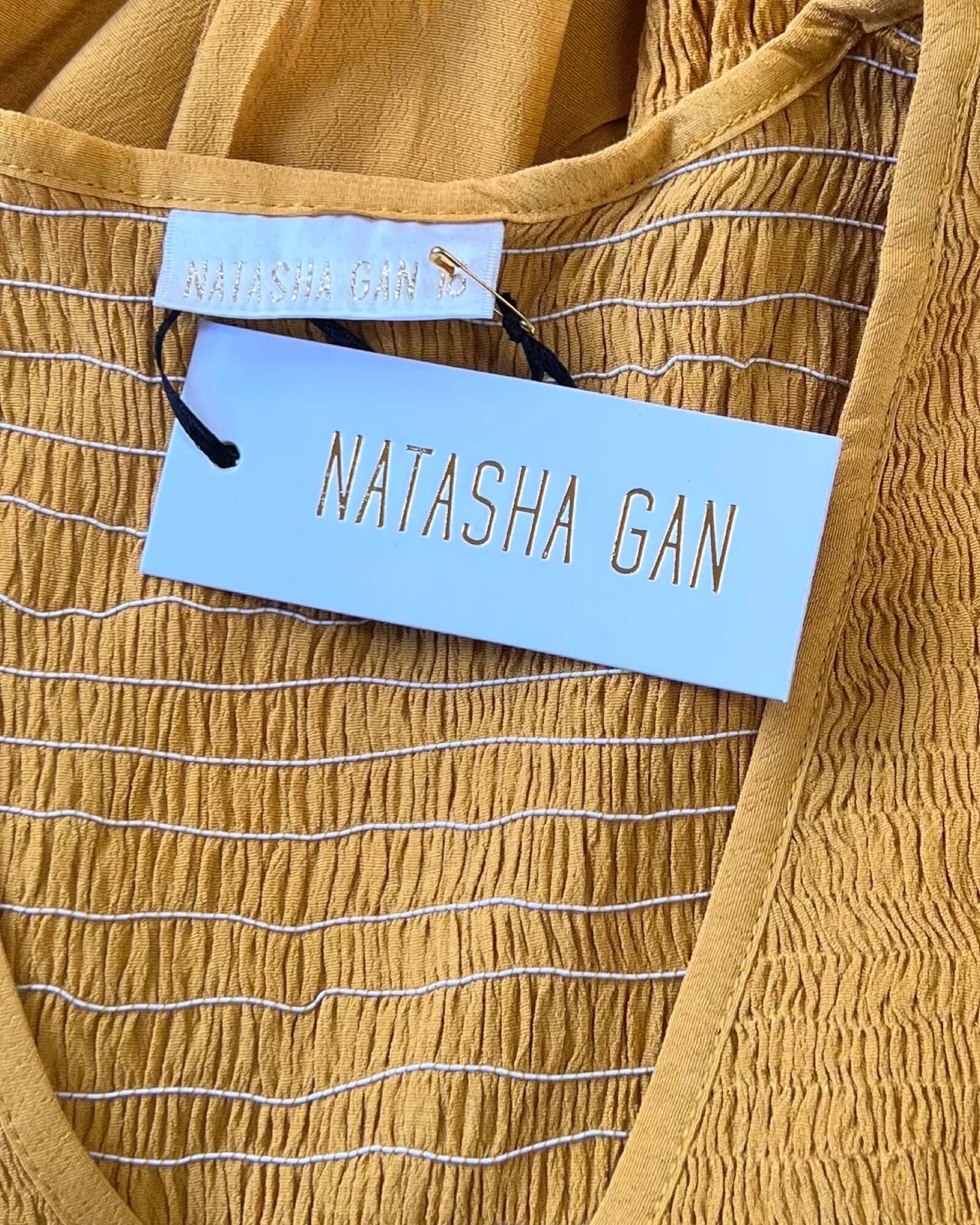 Natasha Gan Blouse Size 16 NEW