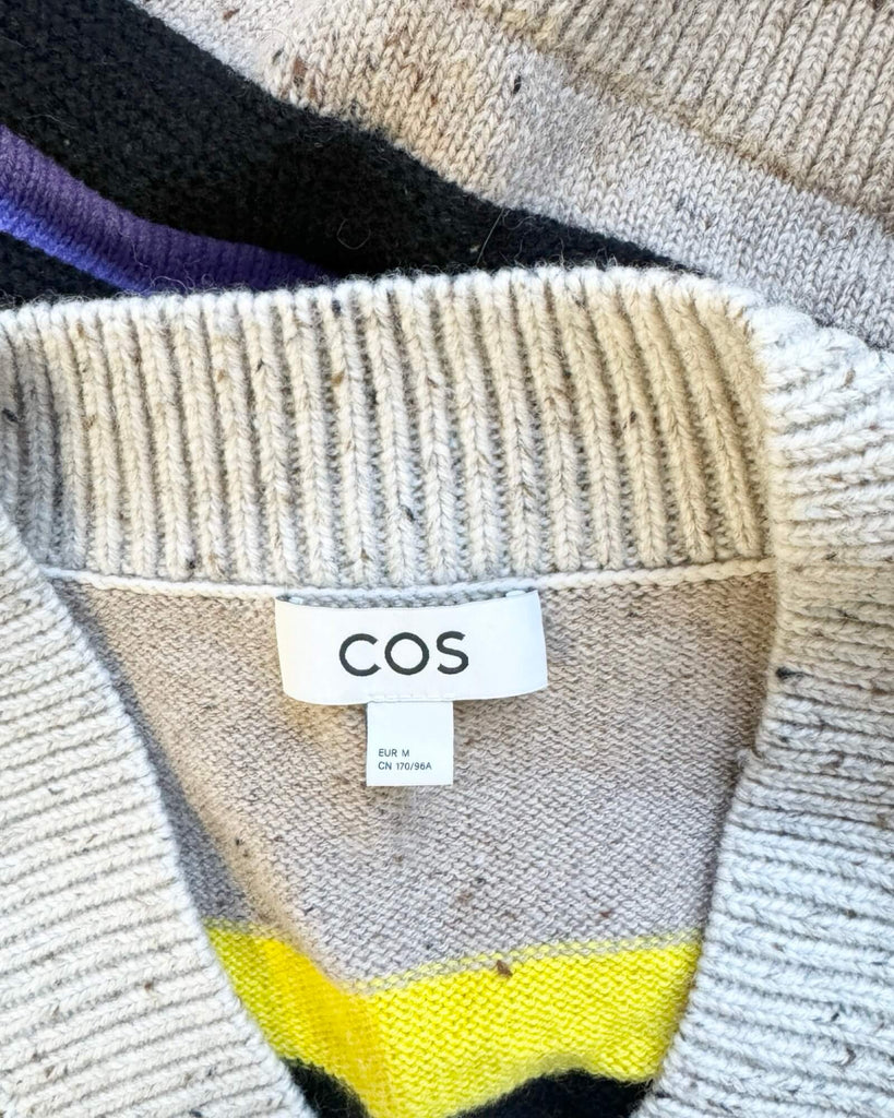 COS Pure Wool Striped Tank Size M