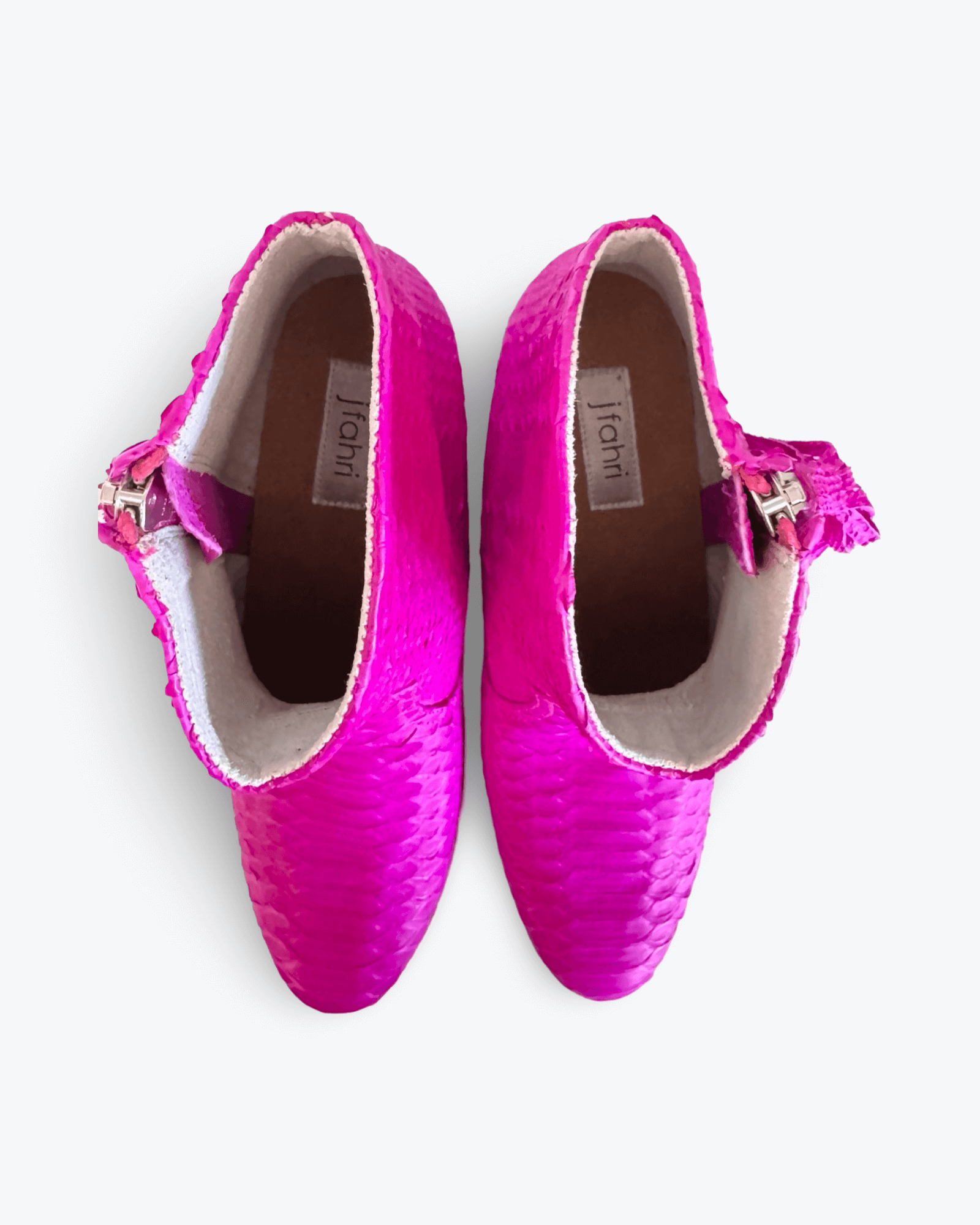 Jfahri Neon Pink Tassel Boots Size 40