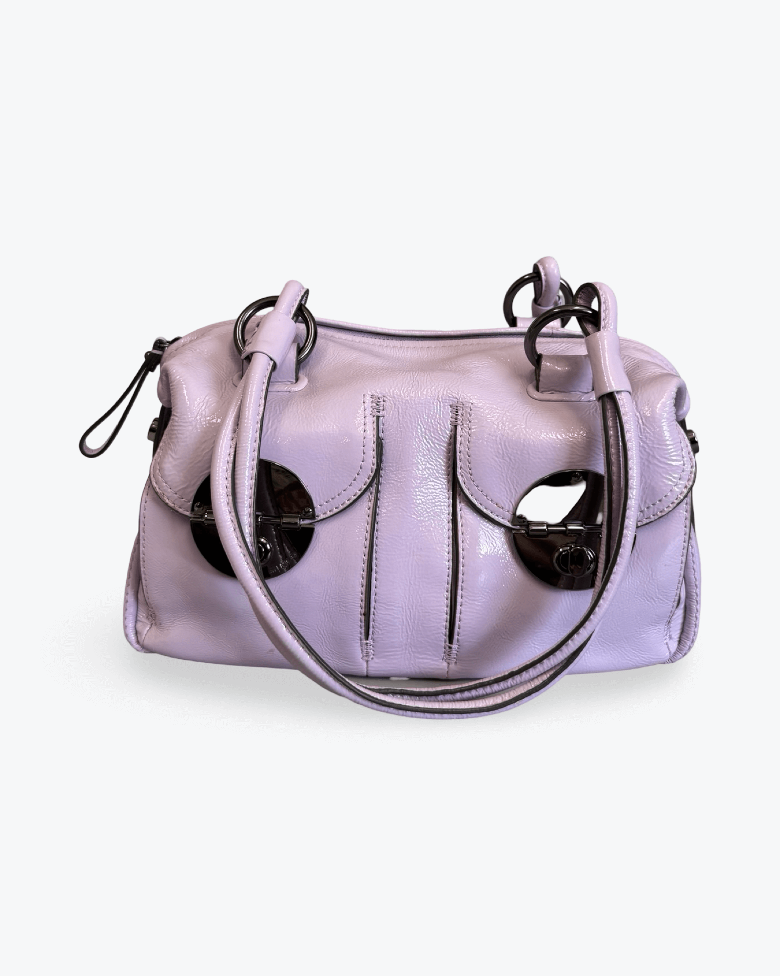 Mimco Lavender Turnlock Bag