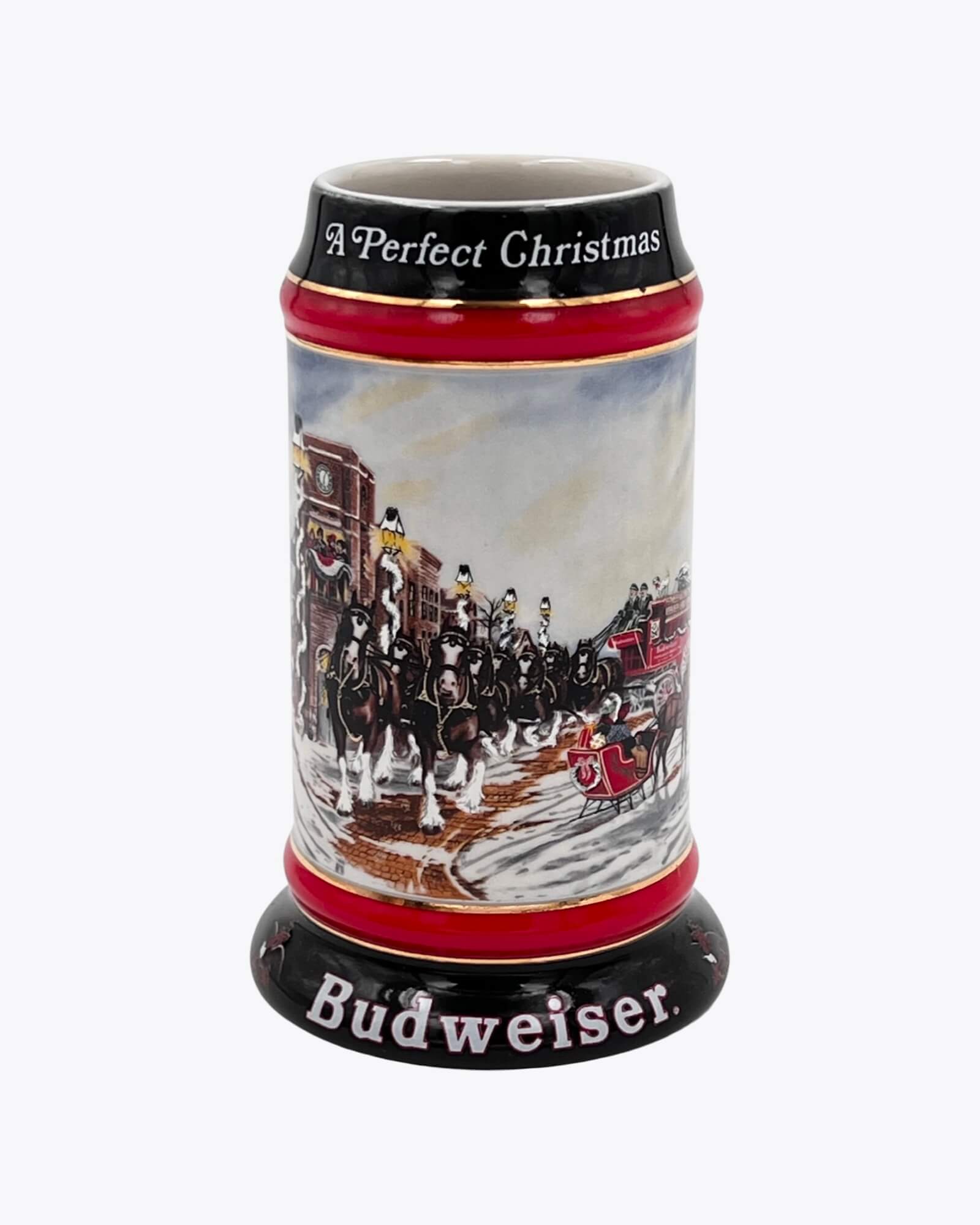 Budweiser Christmas 1992 Stein