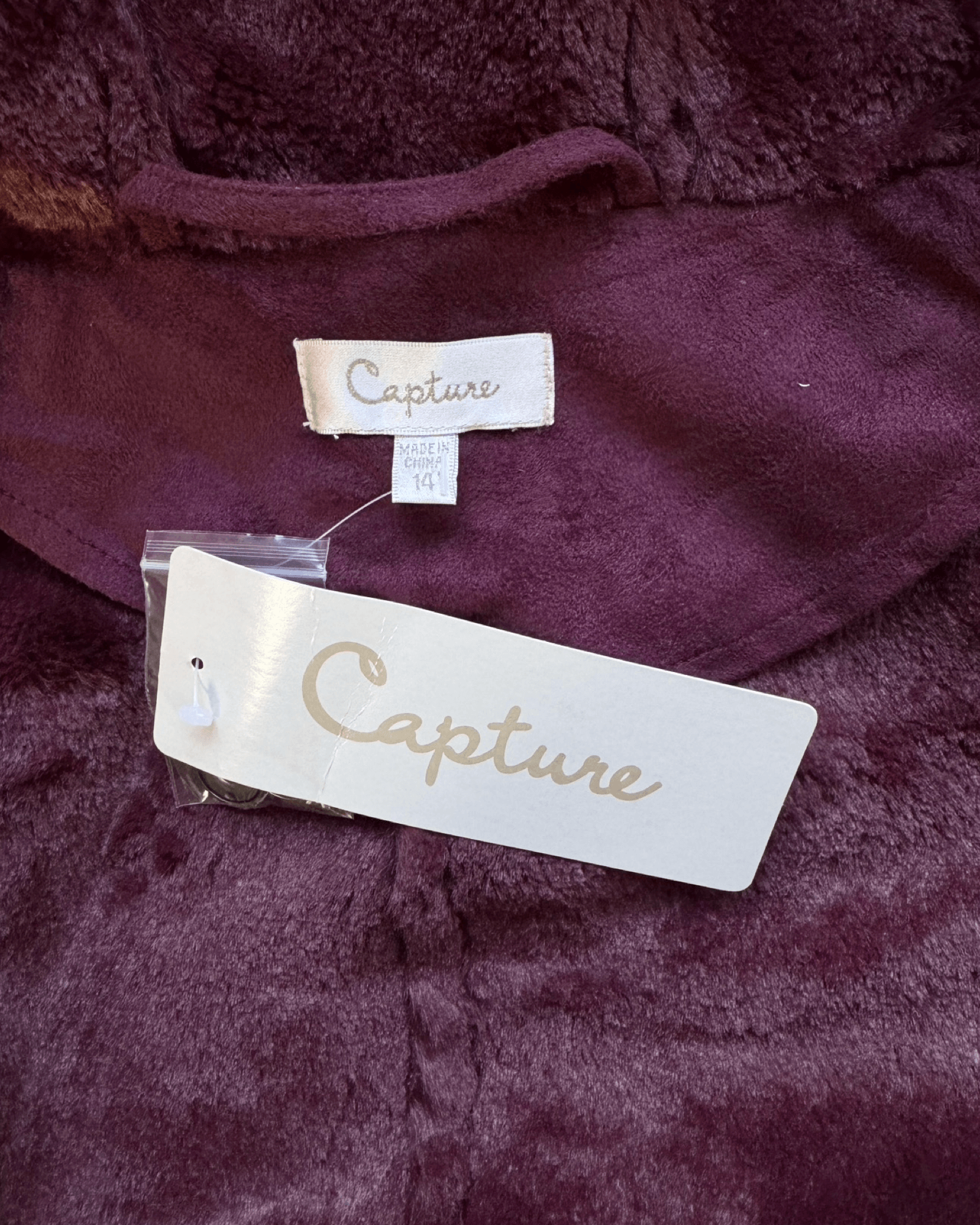 Capture Hooded Coat Size 14