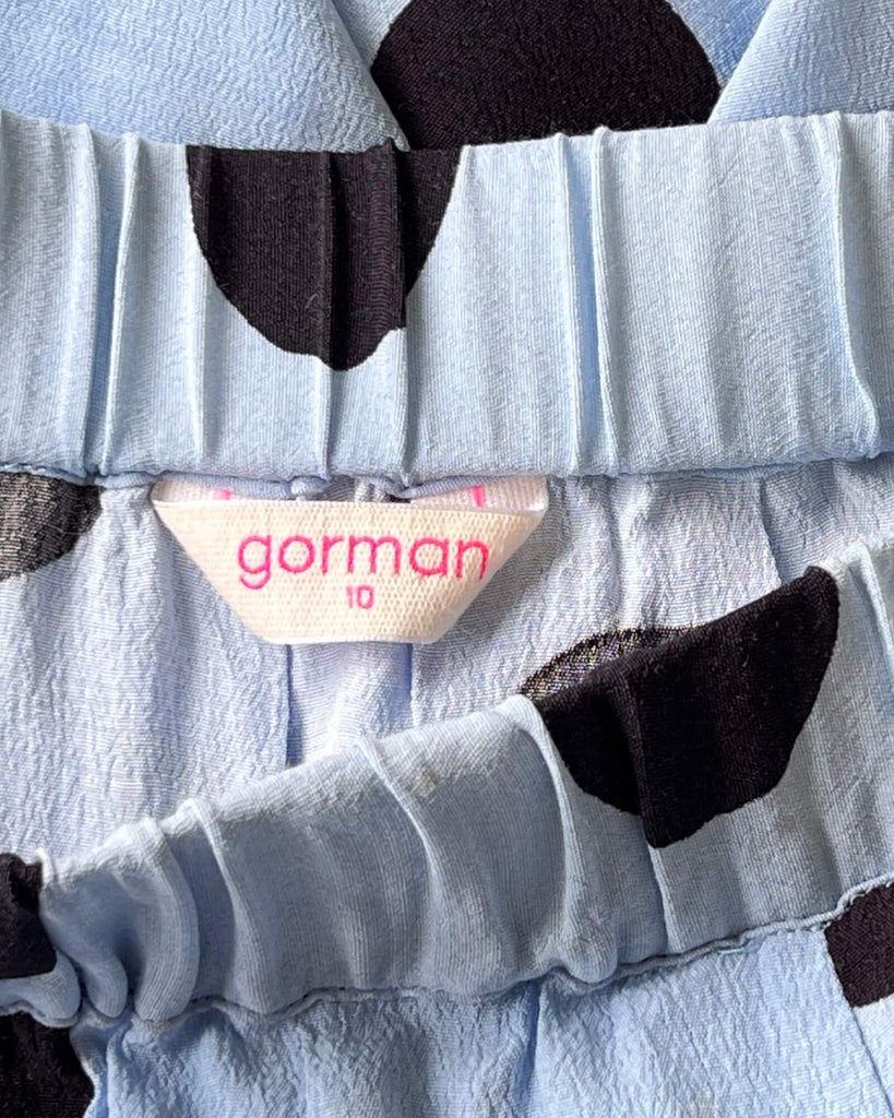 Gorman Blue Polka Dot Skirt Size 10