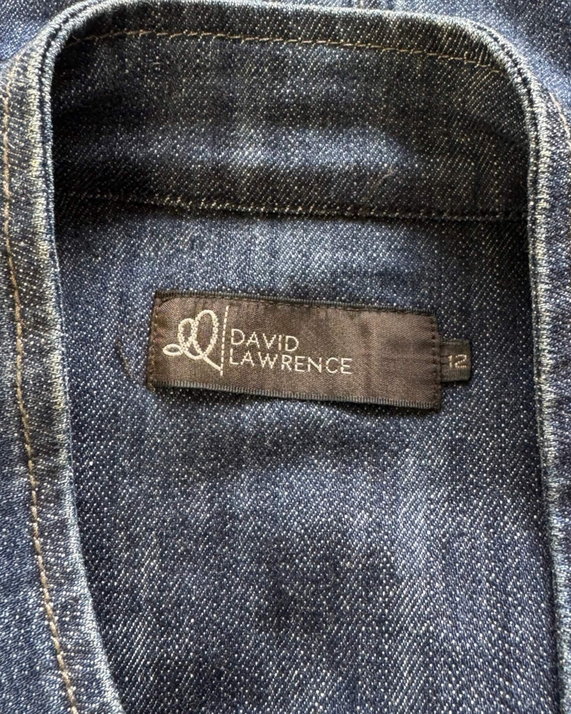David Lawrence Denim Jacket Size 12