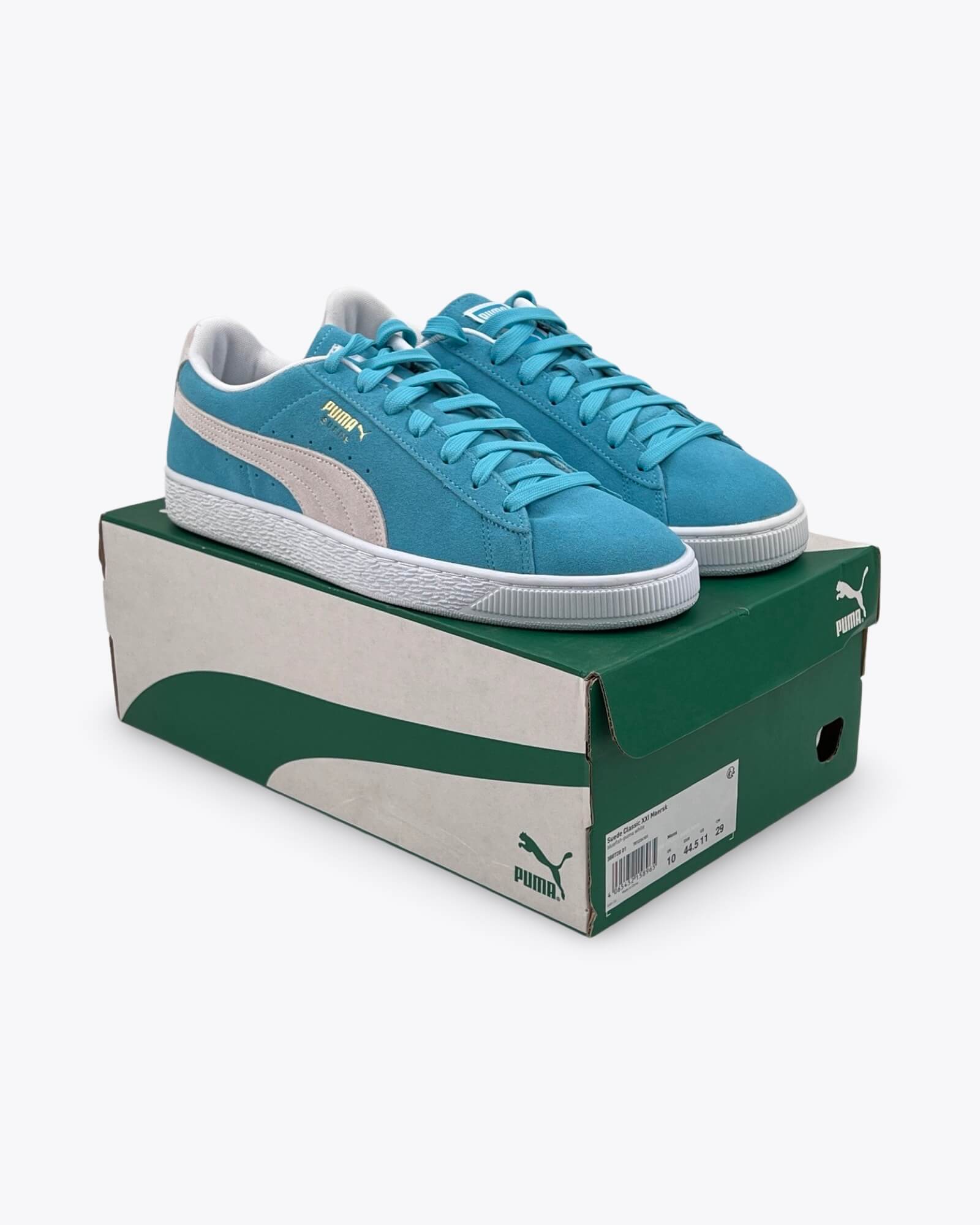 Puma Maersk Suede Classic XXI Size 44.5 NEW