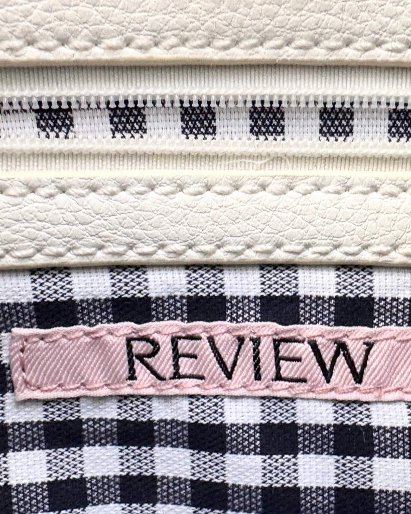 Review White Bow Bag