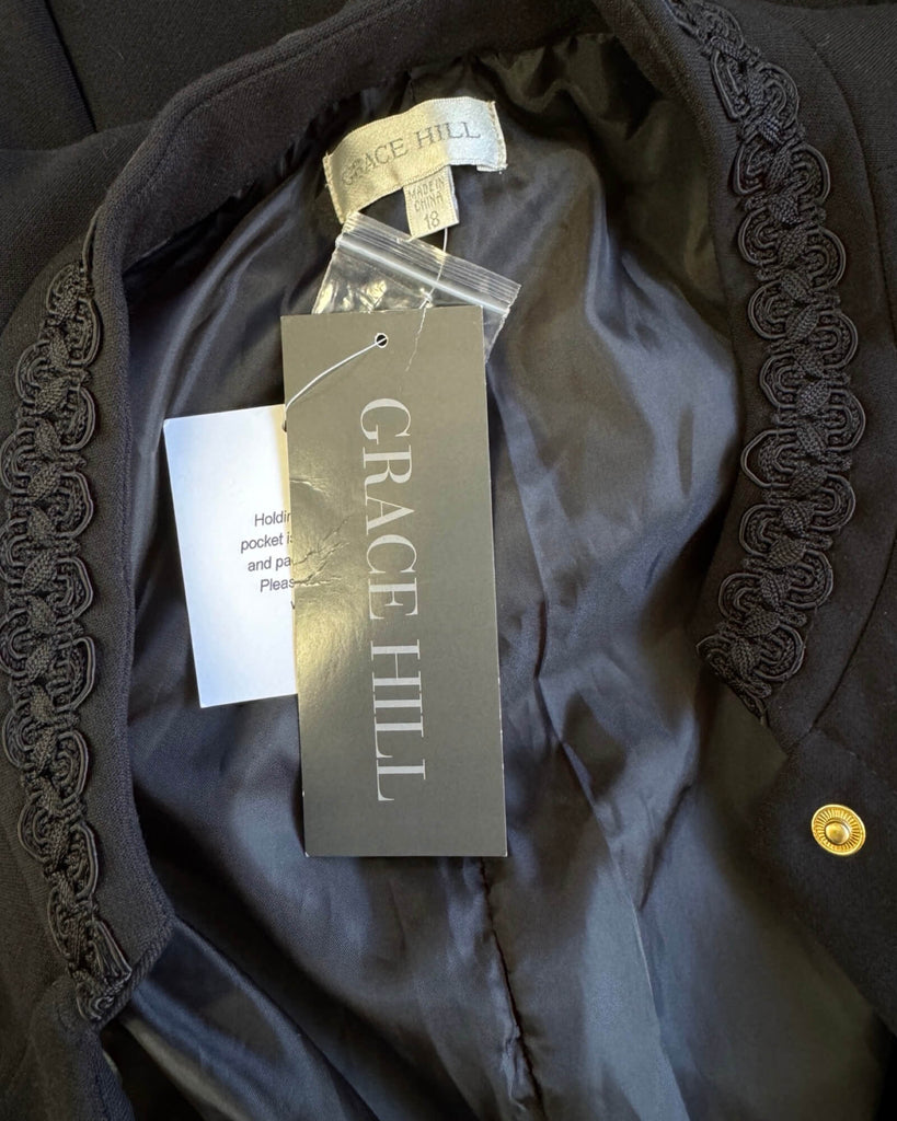 Grace Hill Military Style Jacket Size 18