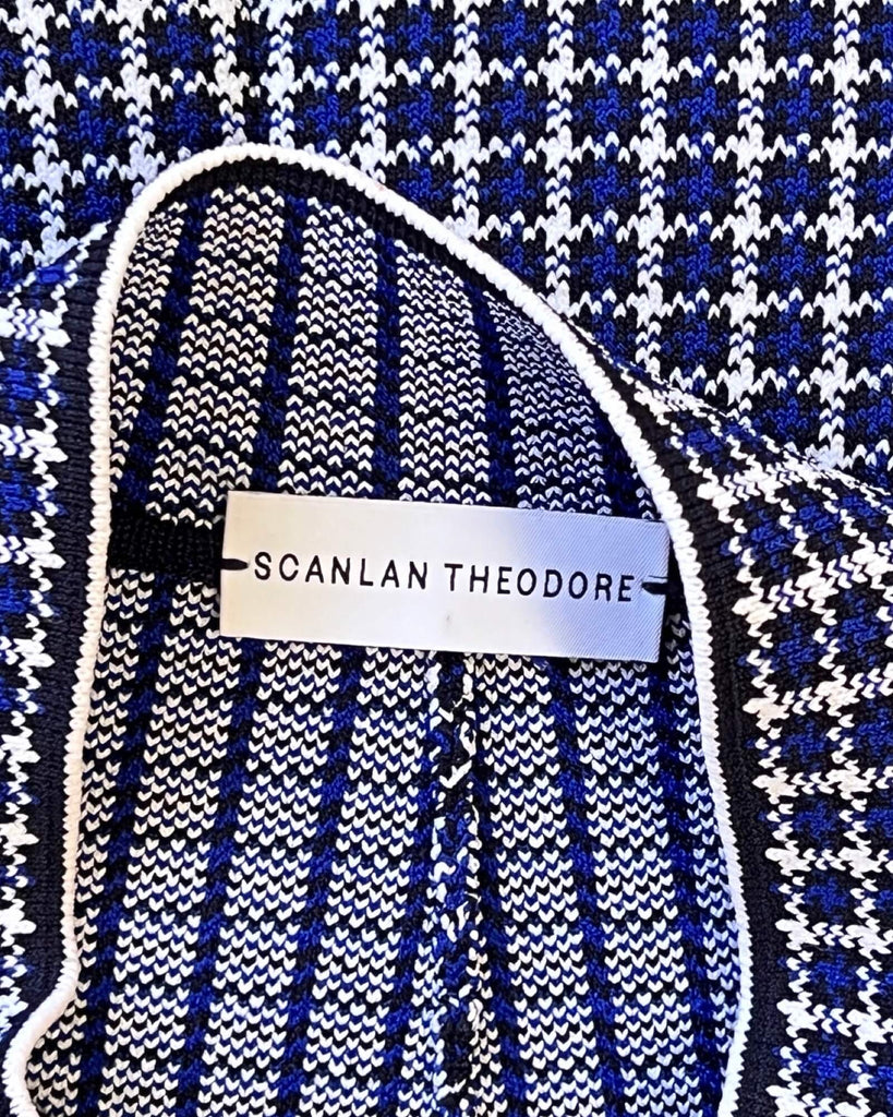 Scanlon Theodore Heavy Knit Plaid Jacket Size XS