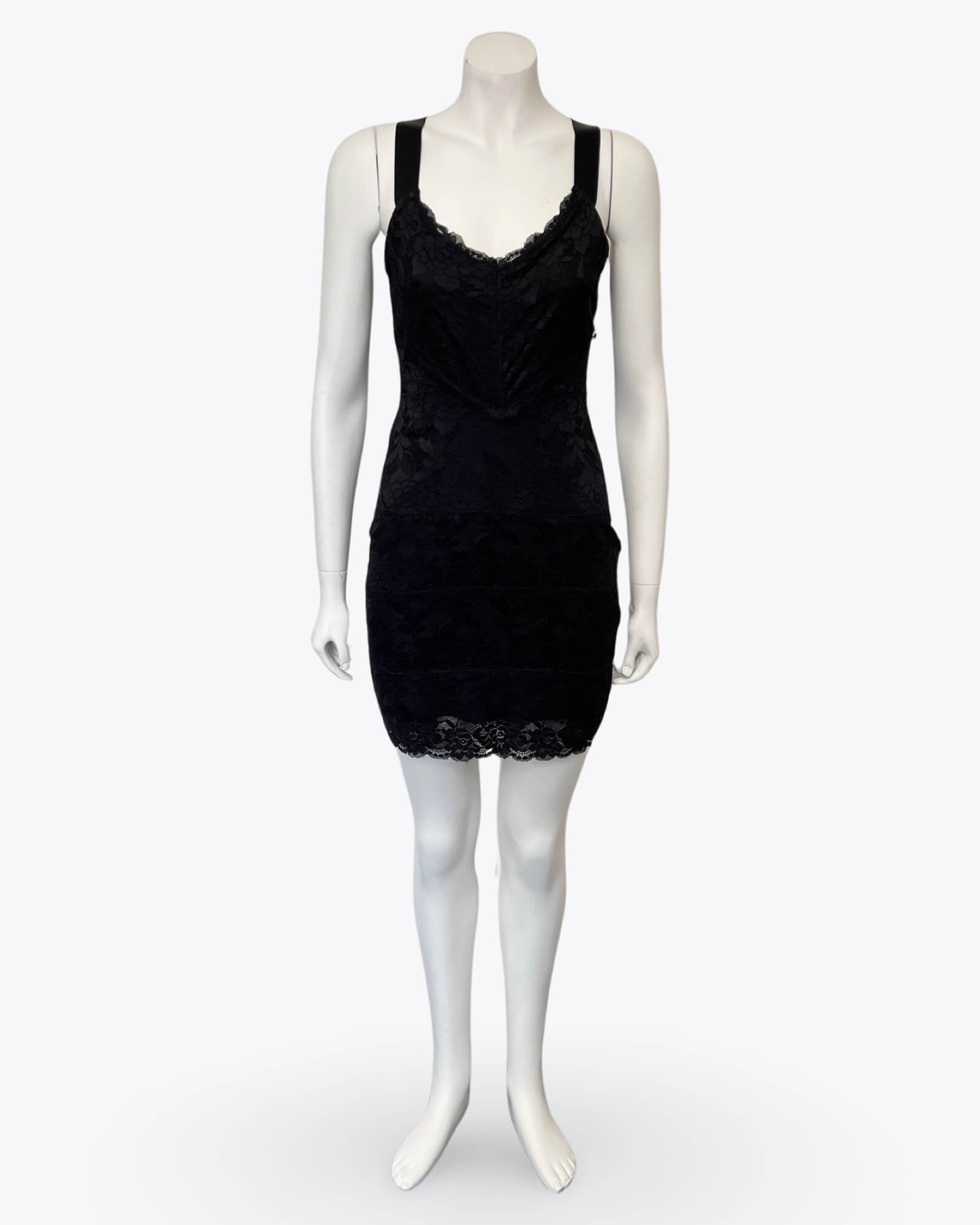 Guess Black Lace Dress Size M