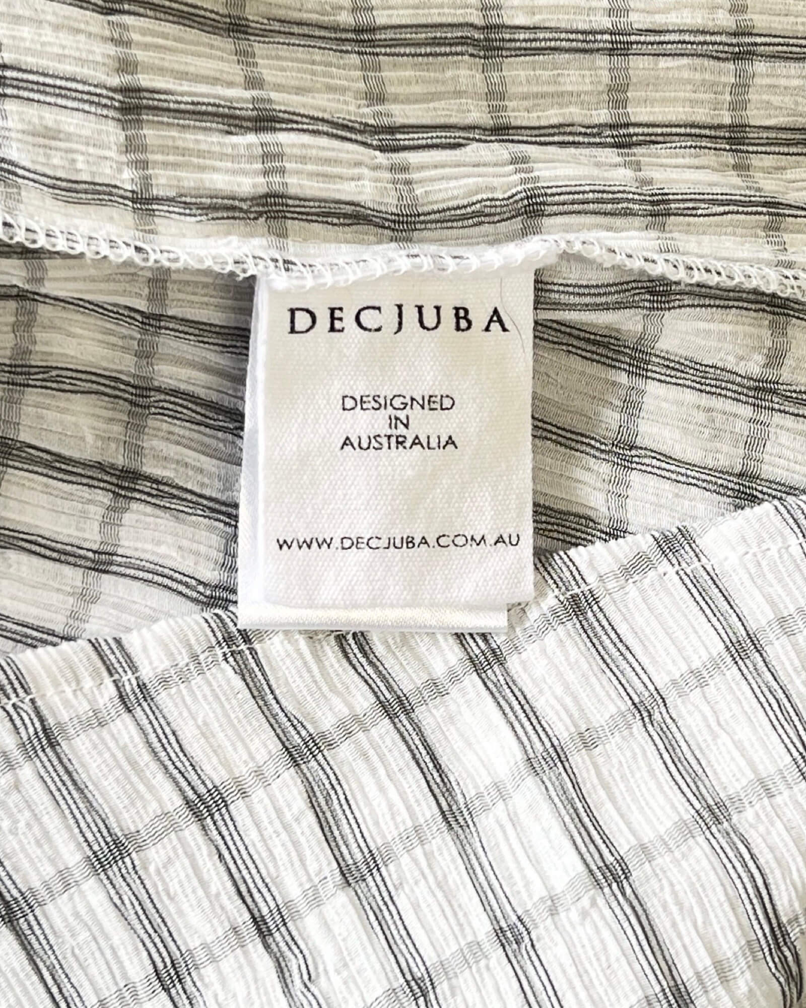 Decjuba Check Blouse Size S