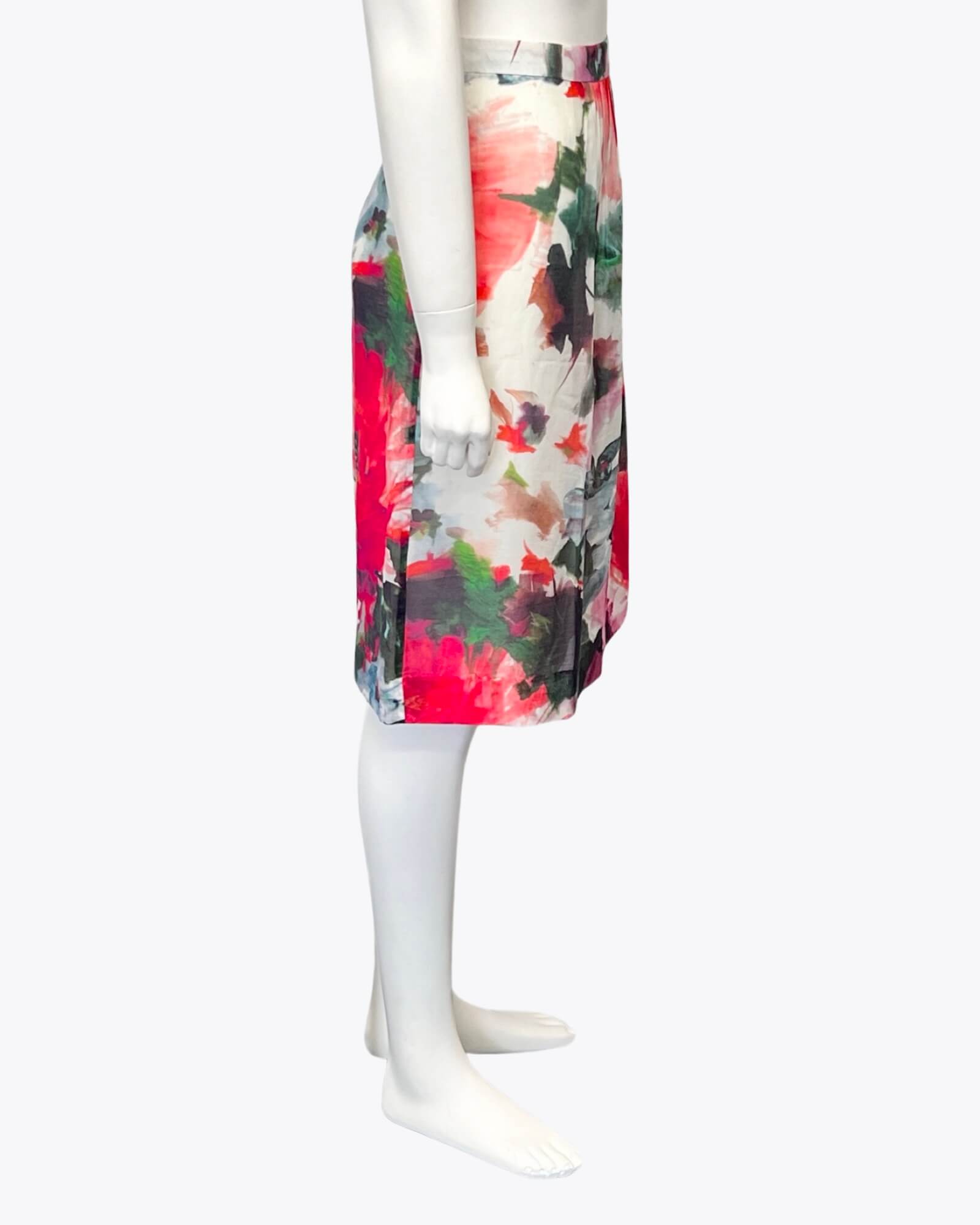 Sportscraft Floral Skirt Size 10