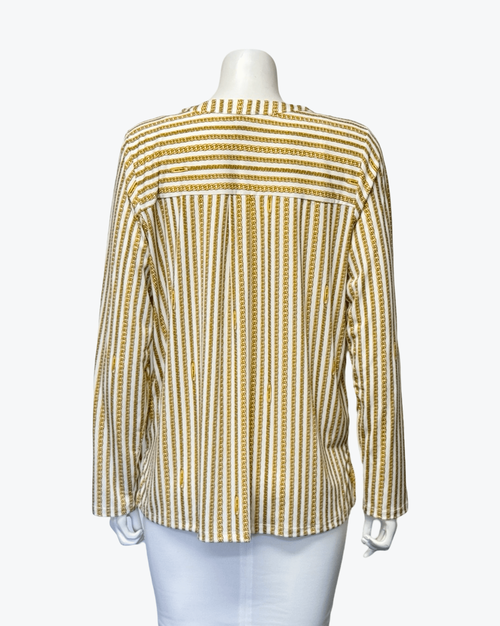 Michael Kors Zip Front Top Size L