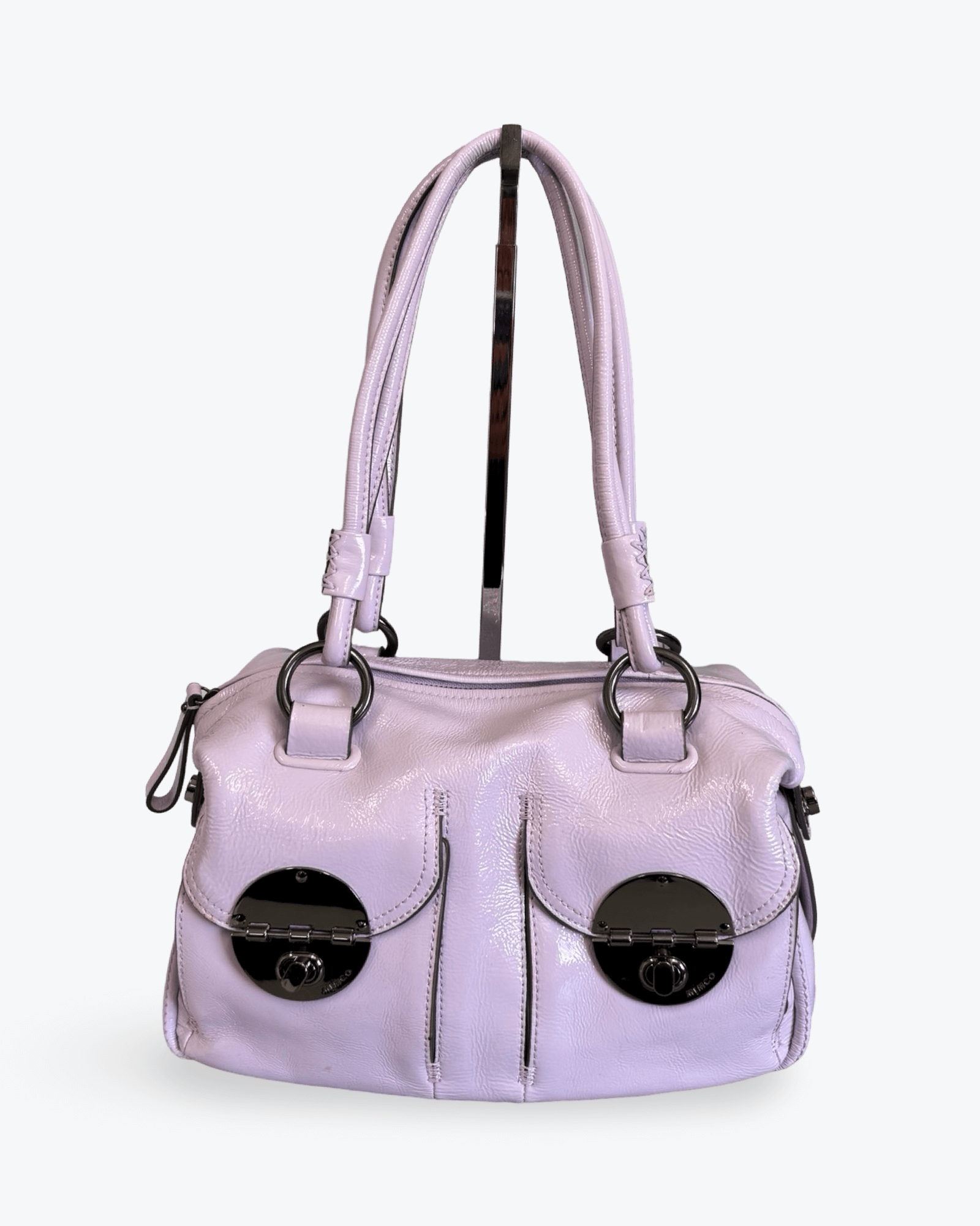 Mimco Lavender Turnlock Bag