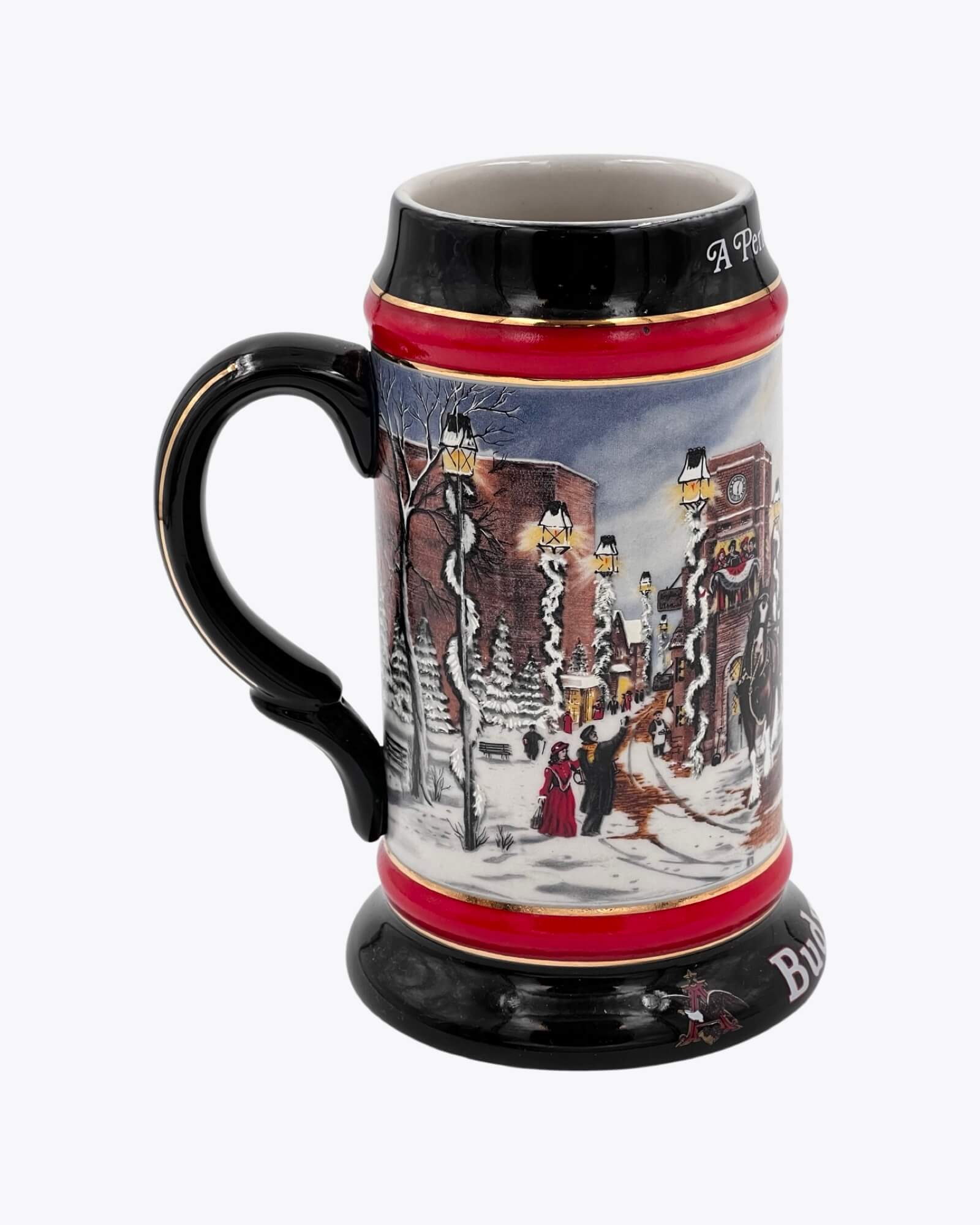 Budweiser Christmas 1992 Stein