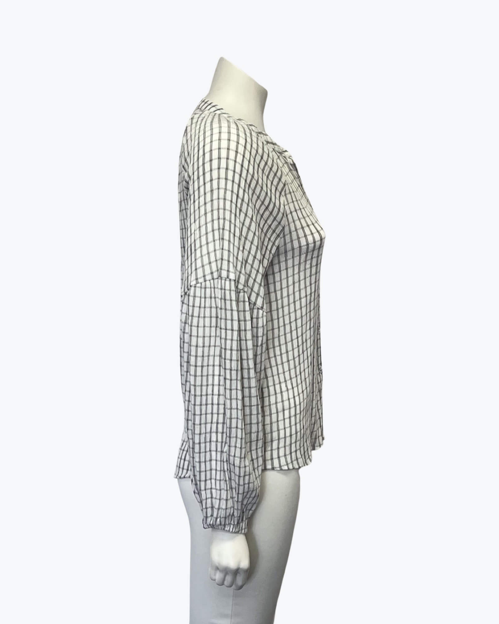 Decjuba Check Blouse Size S