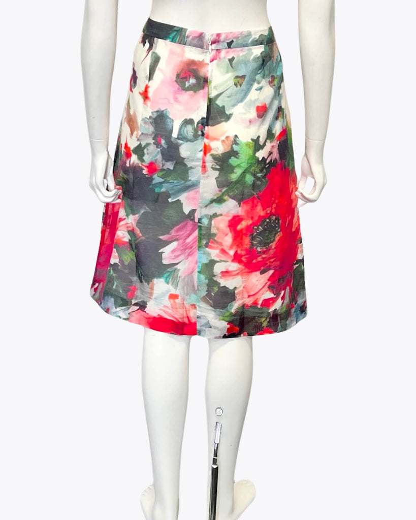Sportscraft Floral Skirt Size 10