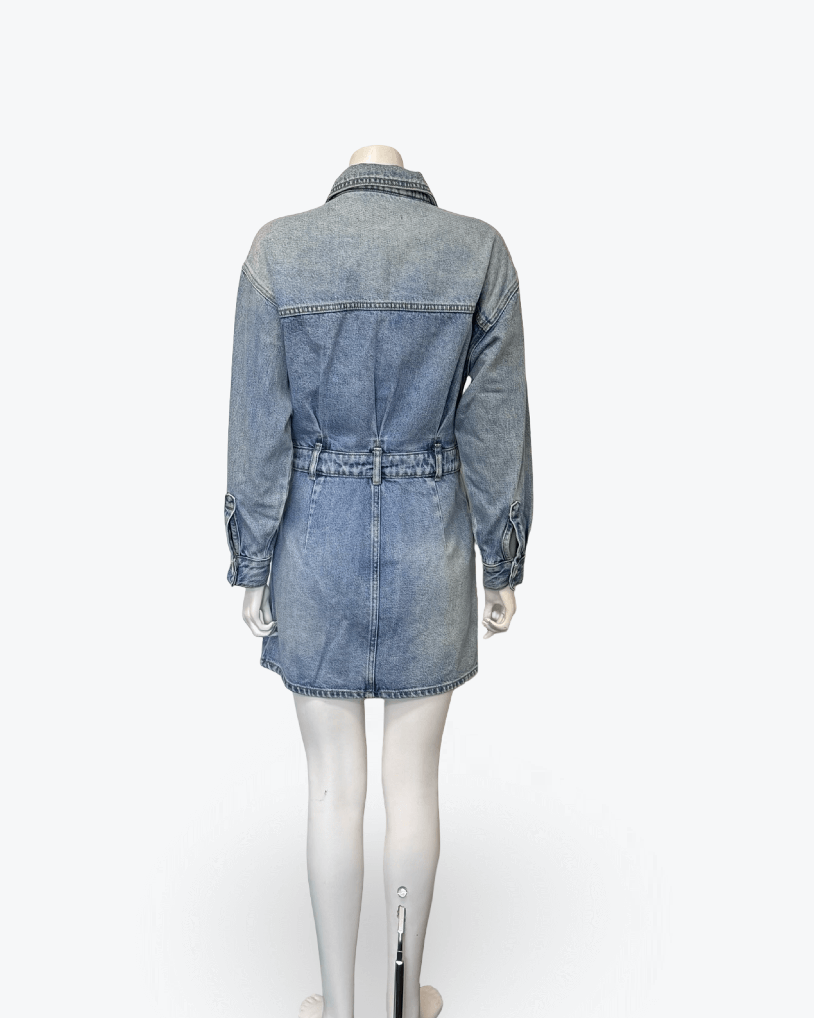 Decjuba Sadie Denim Mini Dress Size 8