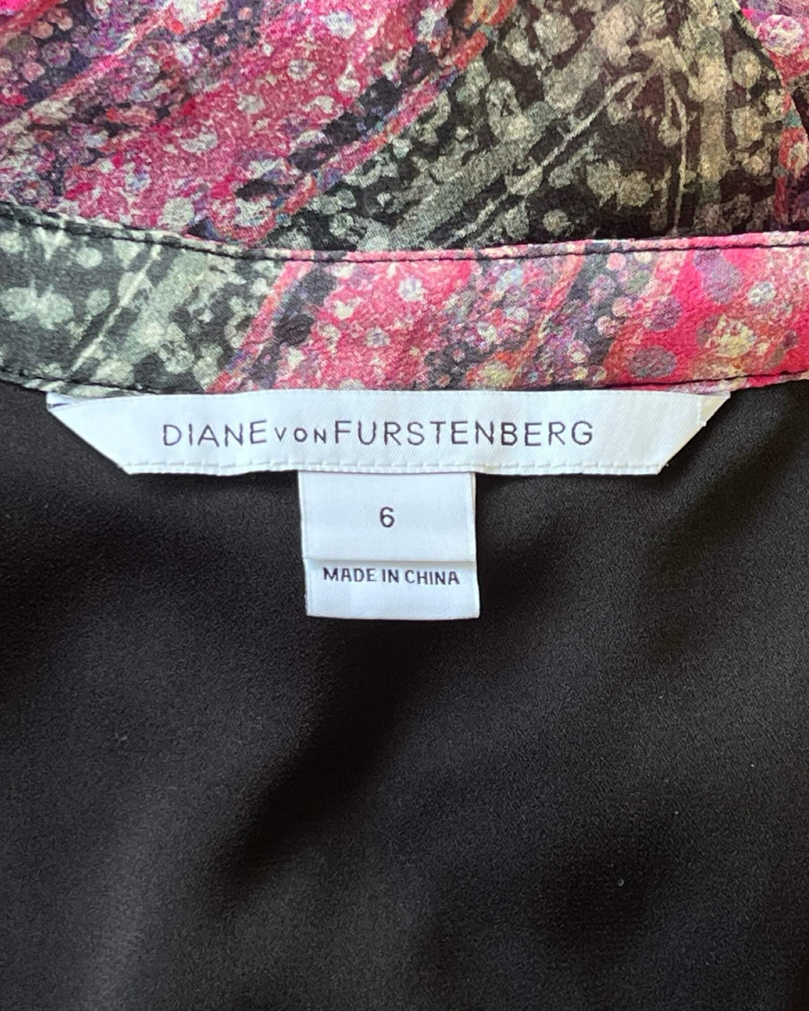 Diane von Furstenberg Fleurette Dress Size 6