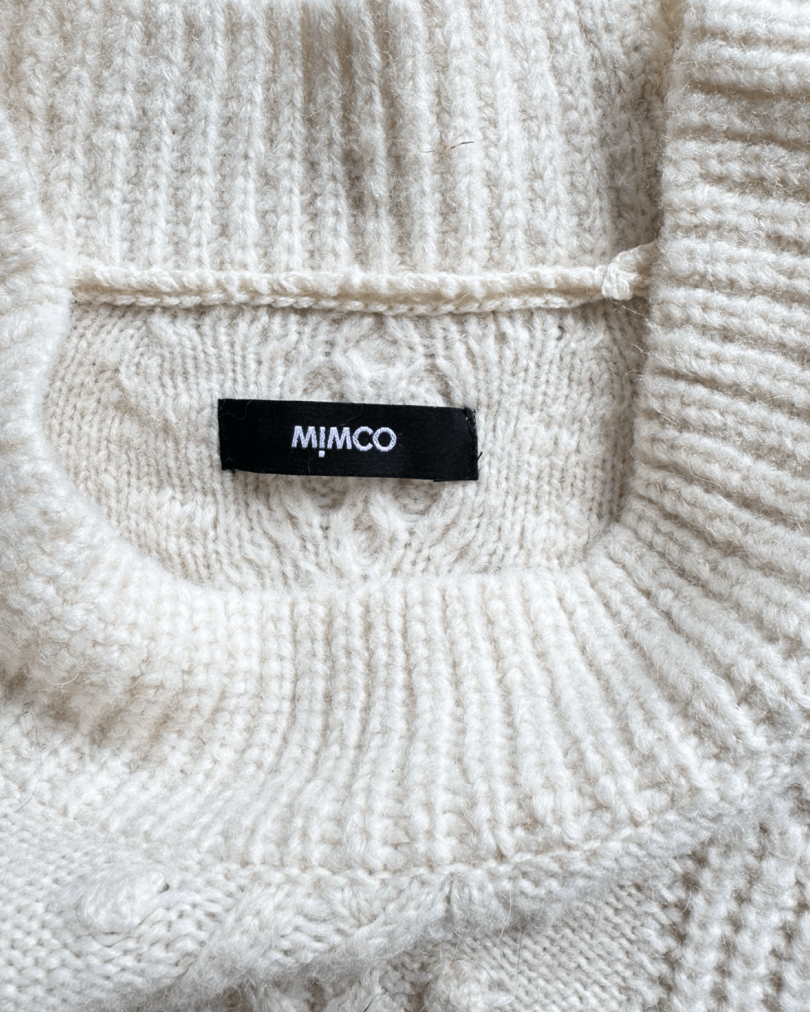 Mimco Snowdrift Cape Jumper Size O/S