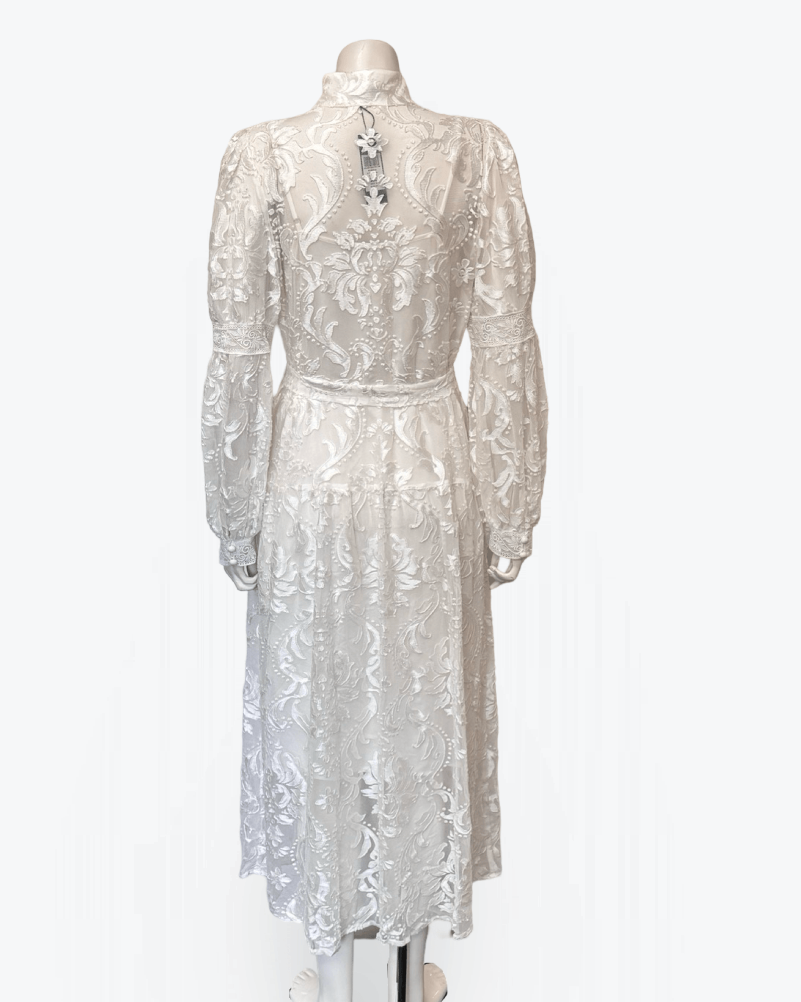 G.D.S Yvette Lace Dress White BNWT