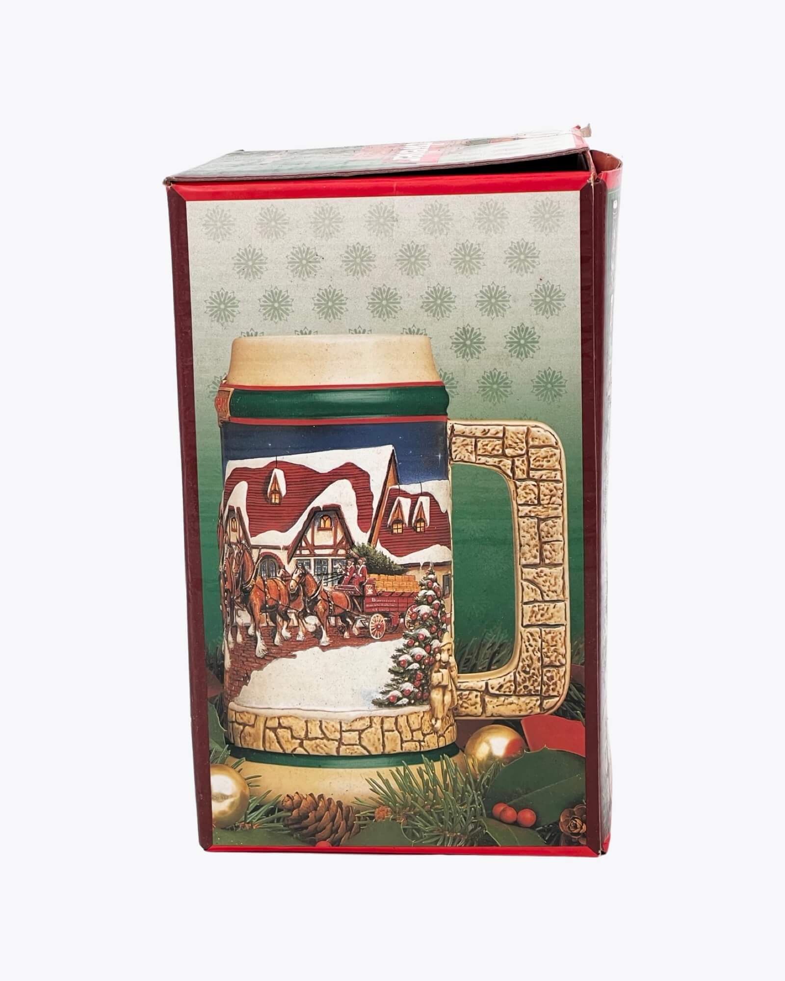 Budweiser Holiday Stein 1998