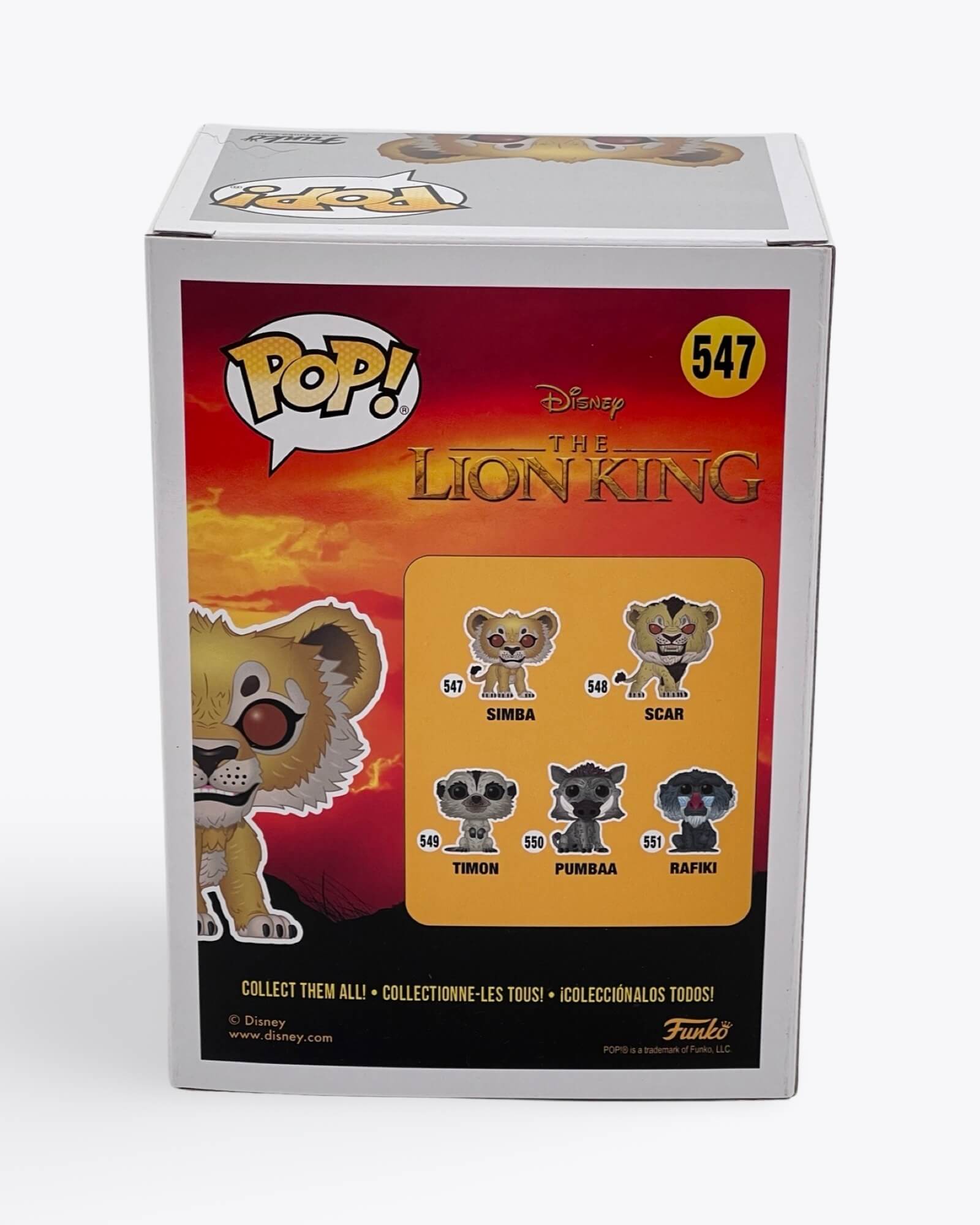 Funko Pop Disney The Lion King 547 NEW