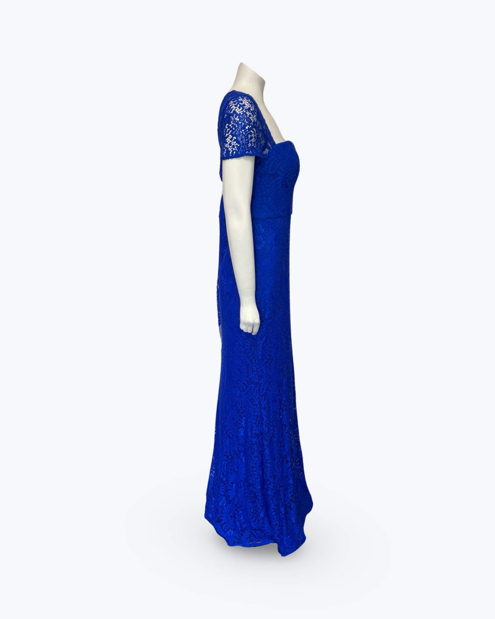 Bariano cap sleeve gown best sale