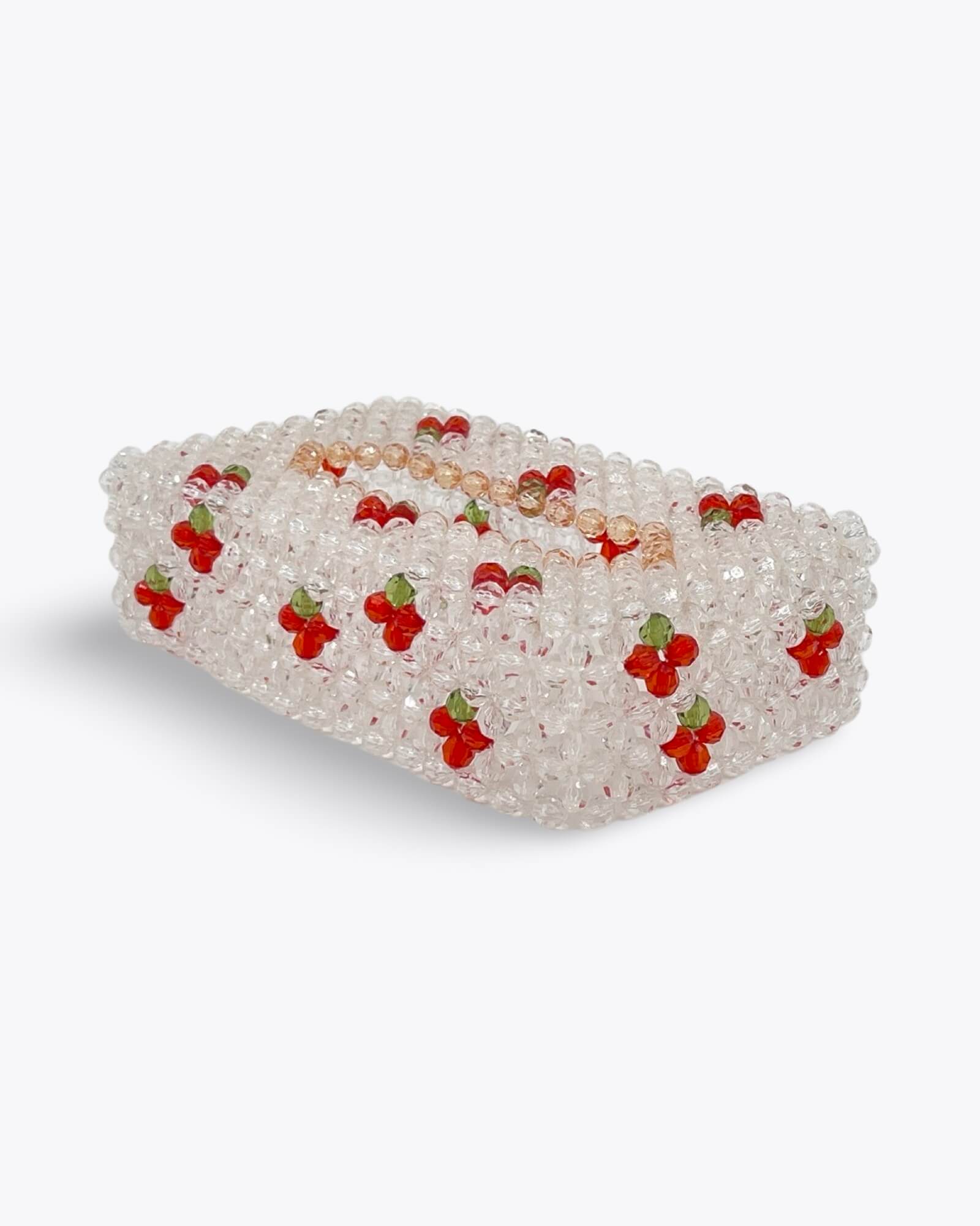 Beaded Tissue Box Cover