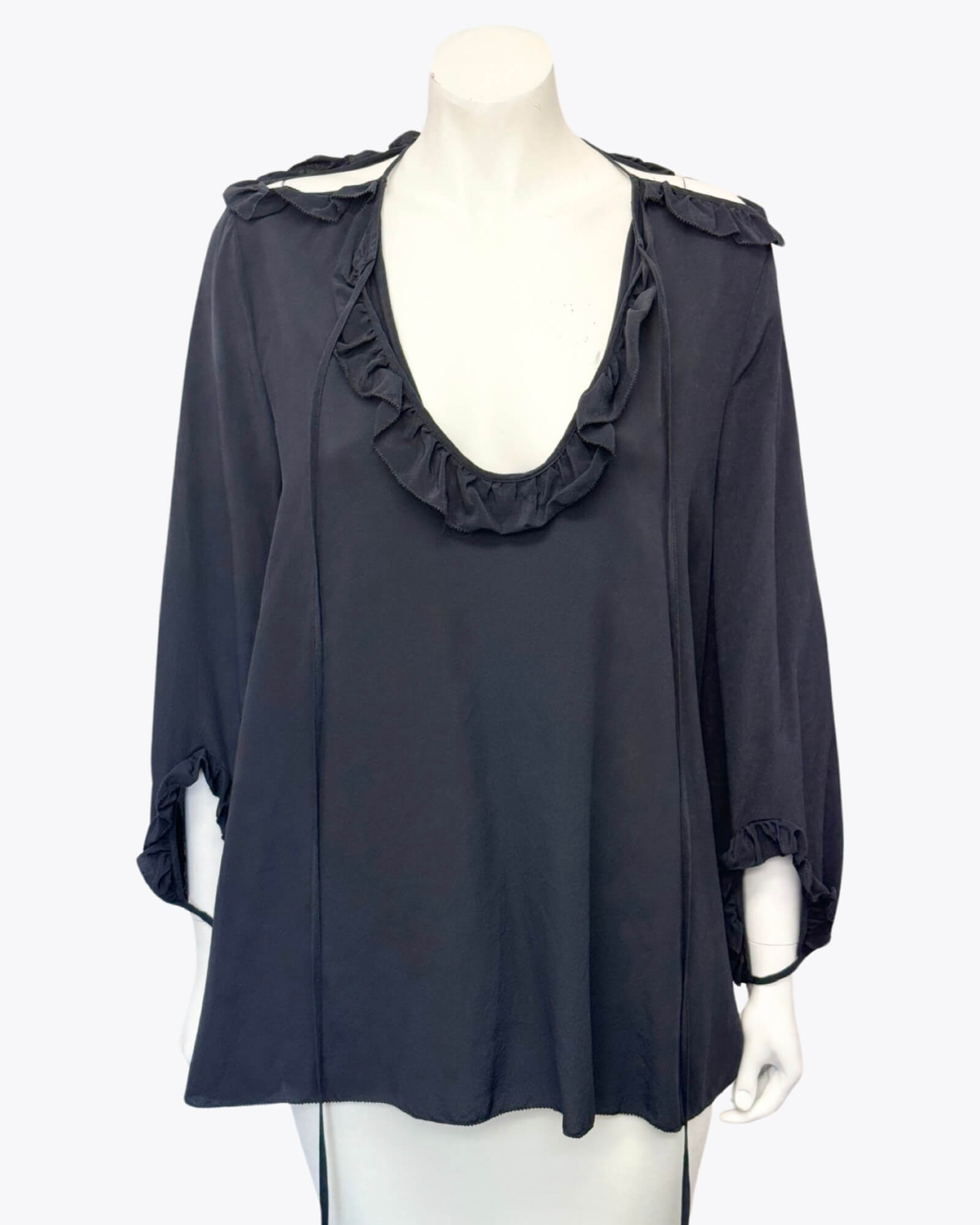 Scanlan Theodore Silk Blouse Size 10