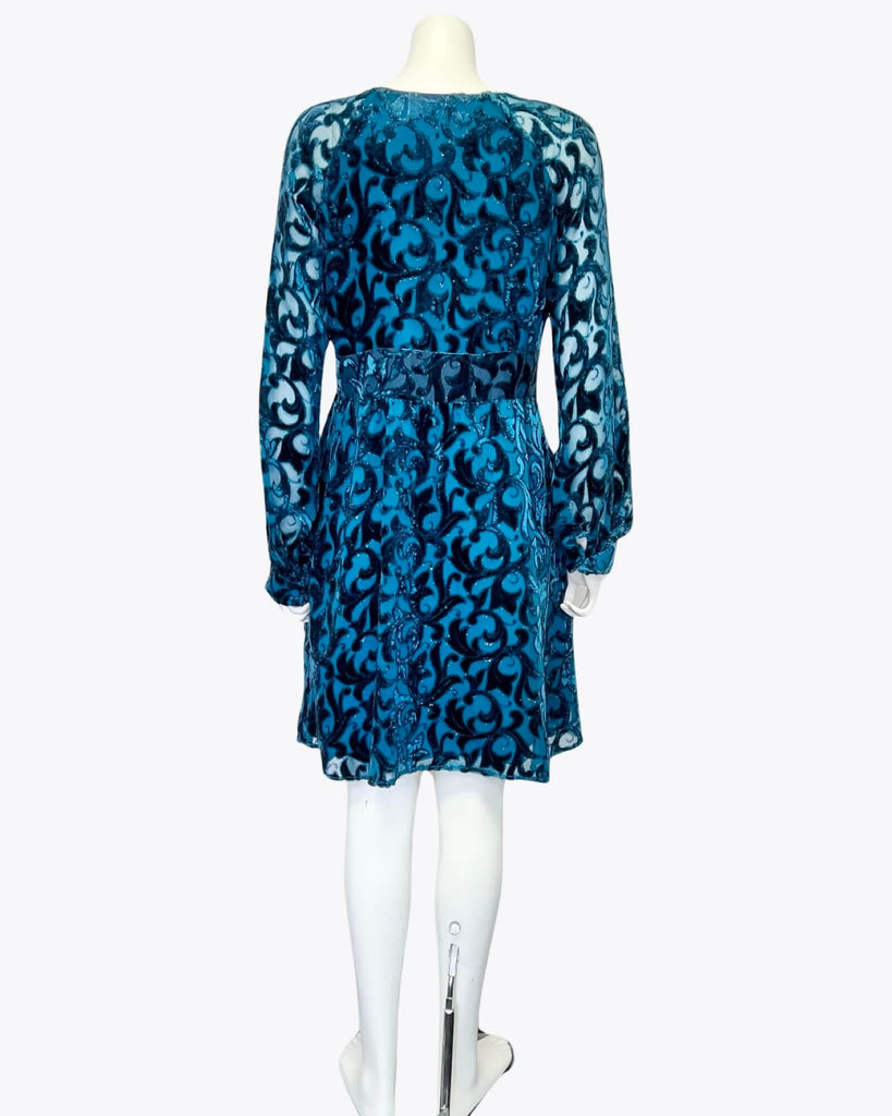 Michael Kors Luxe Burnout Dress Size M