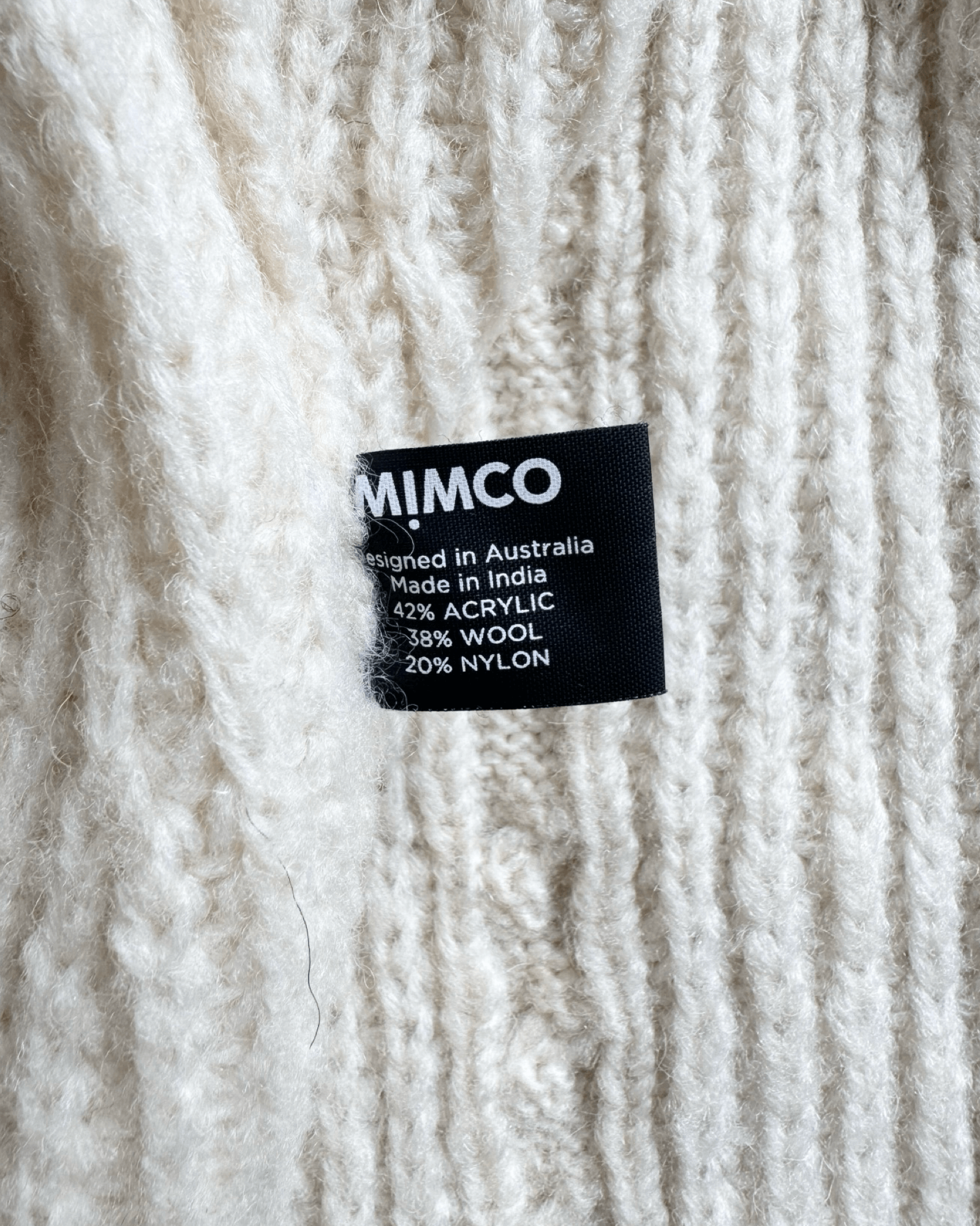 Mimco Snowdrift Cape Jumper Size O/S