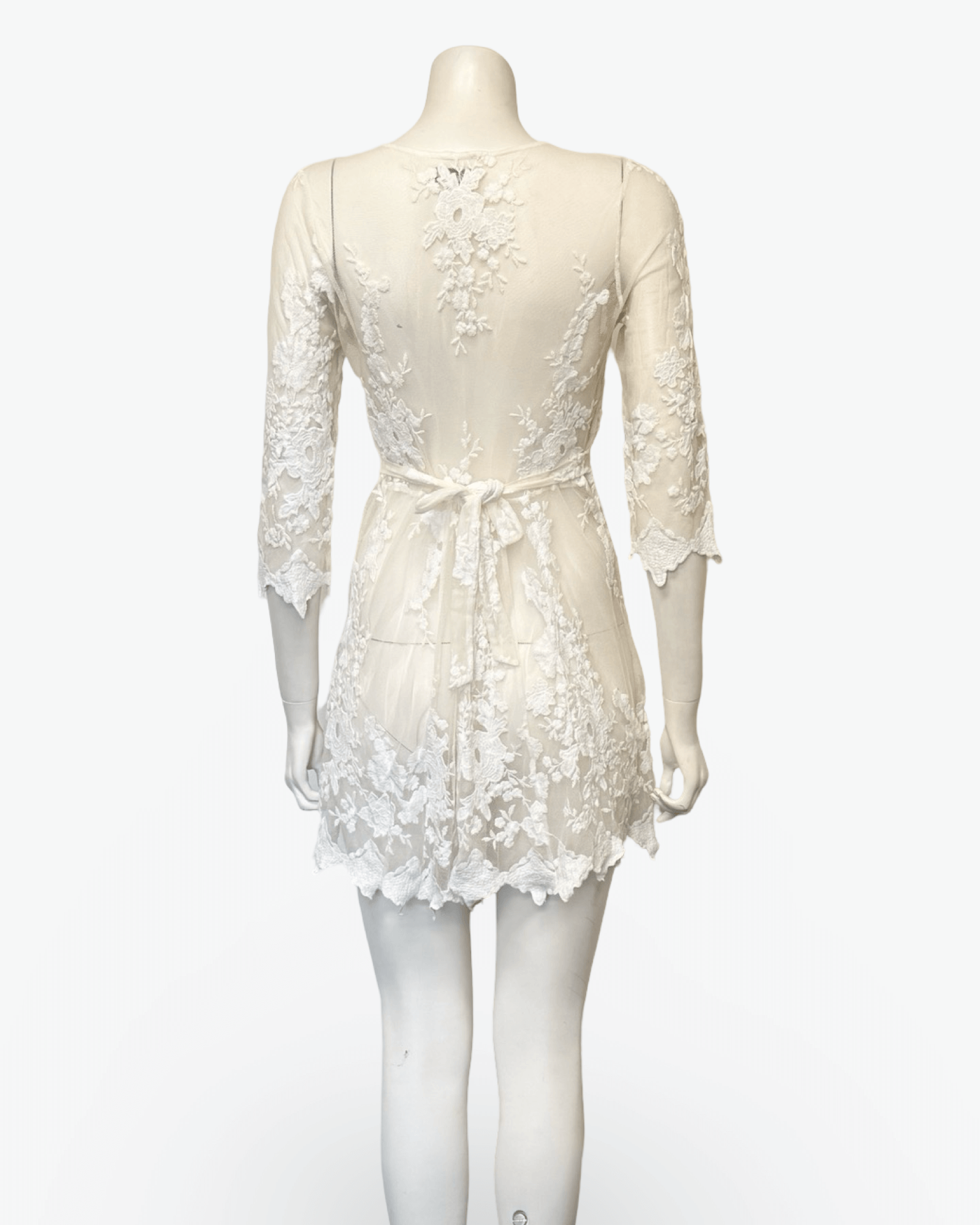 Arnhem Maple Lace Mini Dress Size S