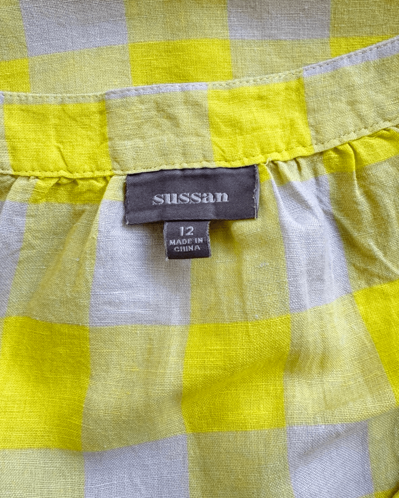 Sussan Check Top Size 12