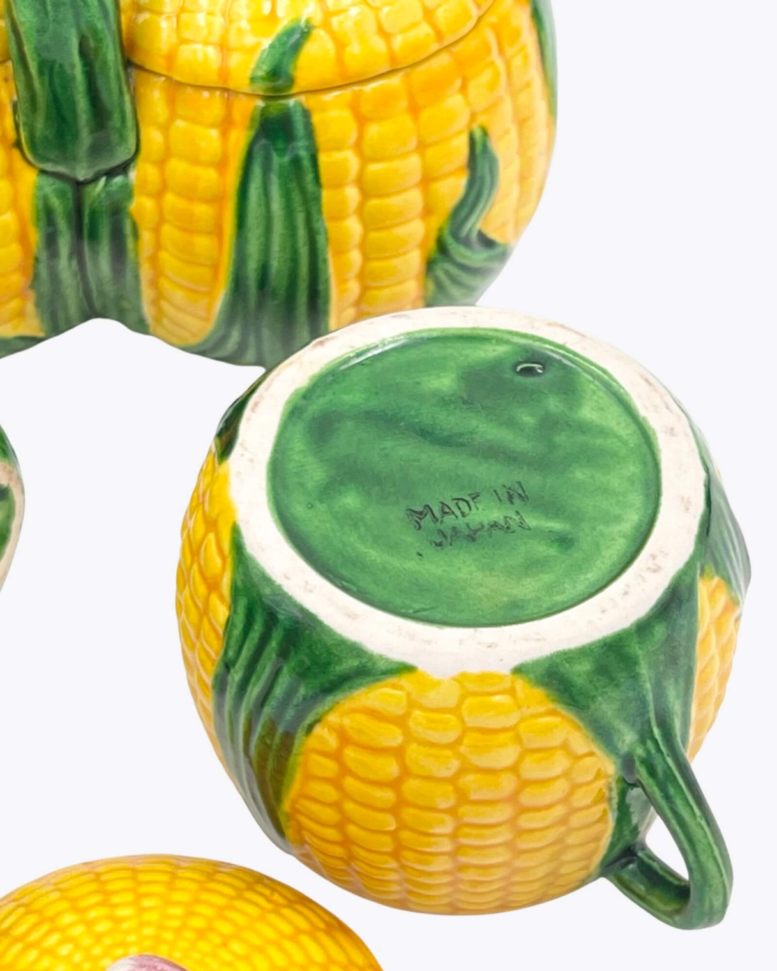 Corn Cob Condiment Set