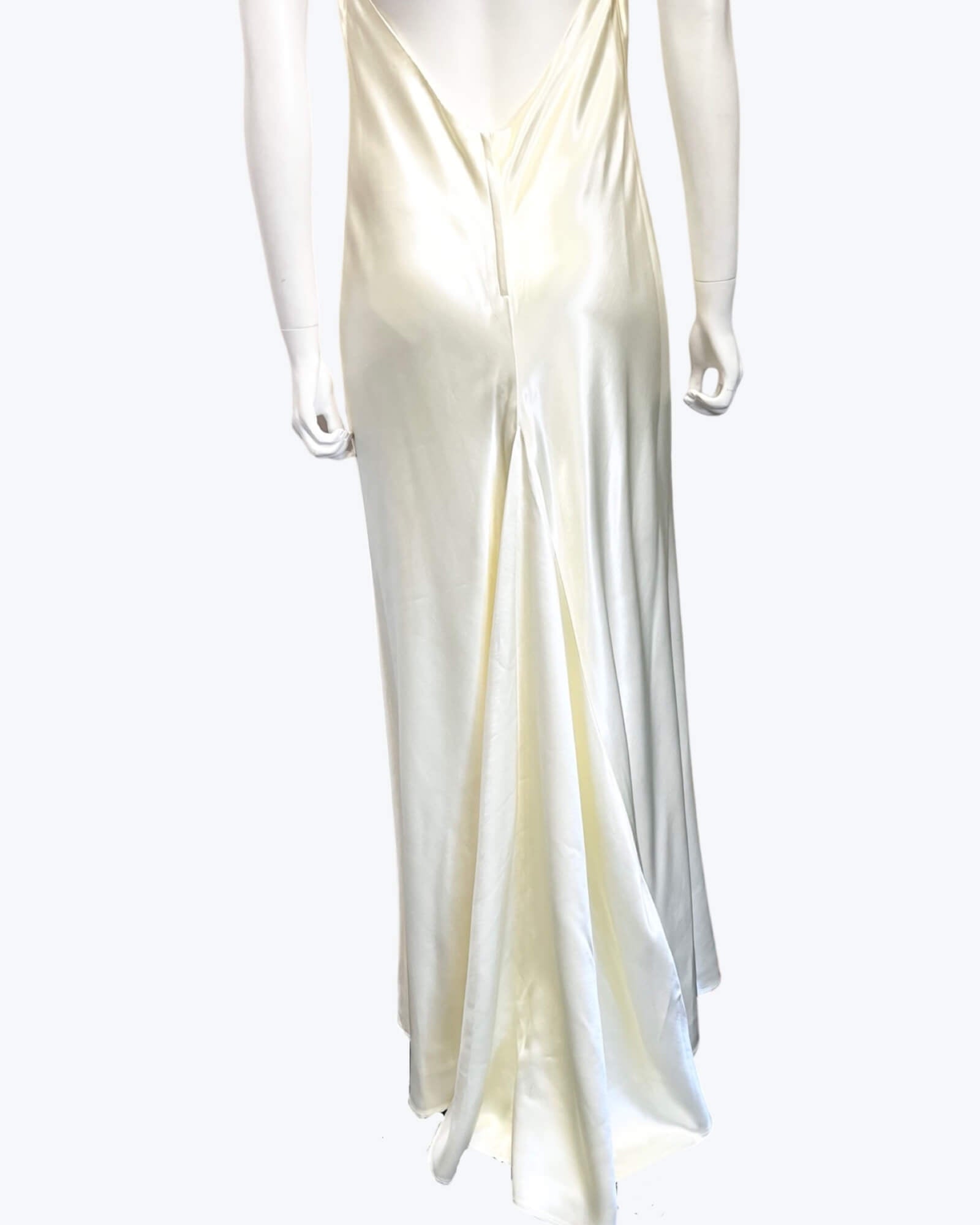 Studibaker Ivory Halterneck Gown Size 14