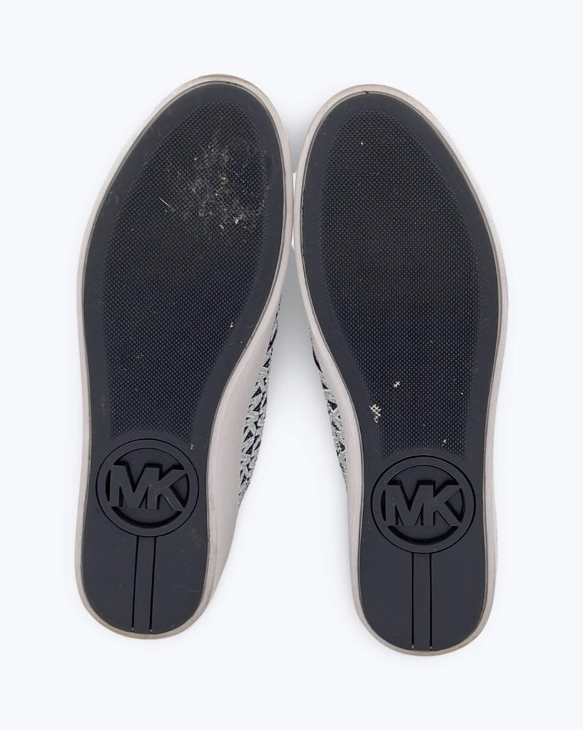 Michael Kors Trent Logo Slip Ons Size 9