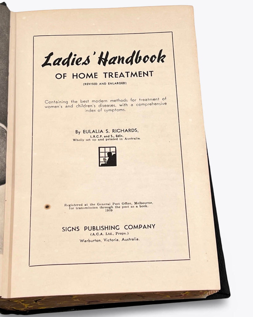 Ladies Book of Home Treatment 1956