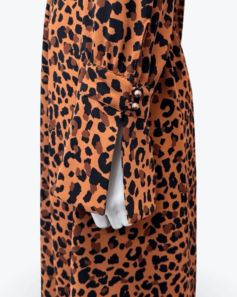 Veronika Maine Animal Print Dress Size 12