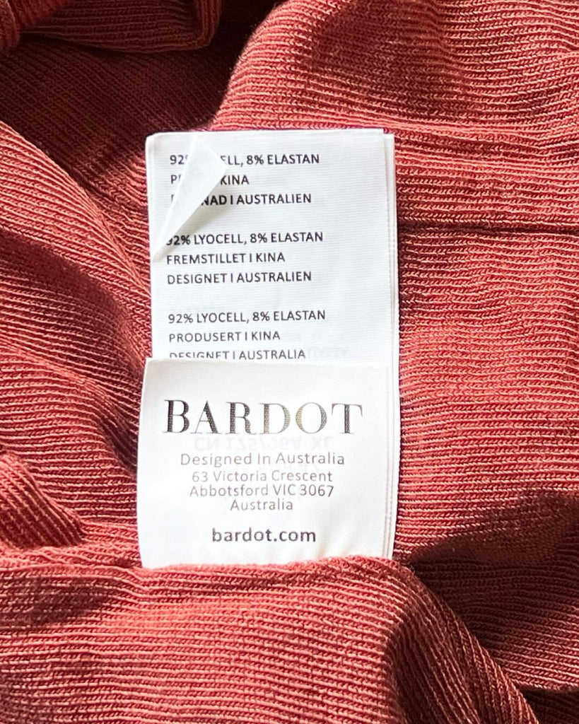 Bardot Ruched Jersey Dress Size L