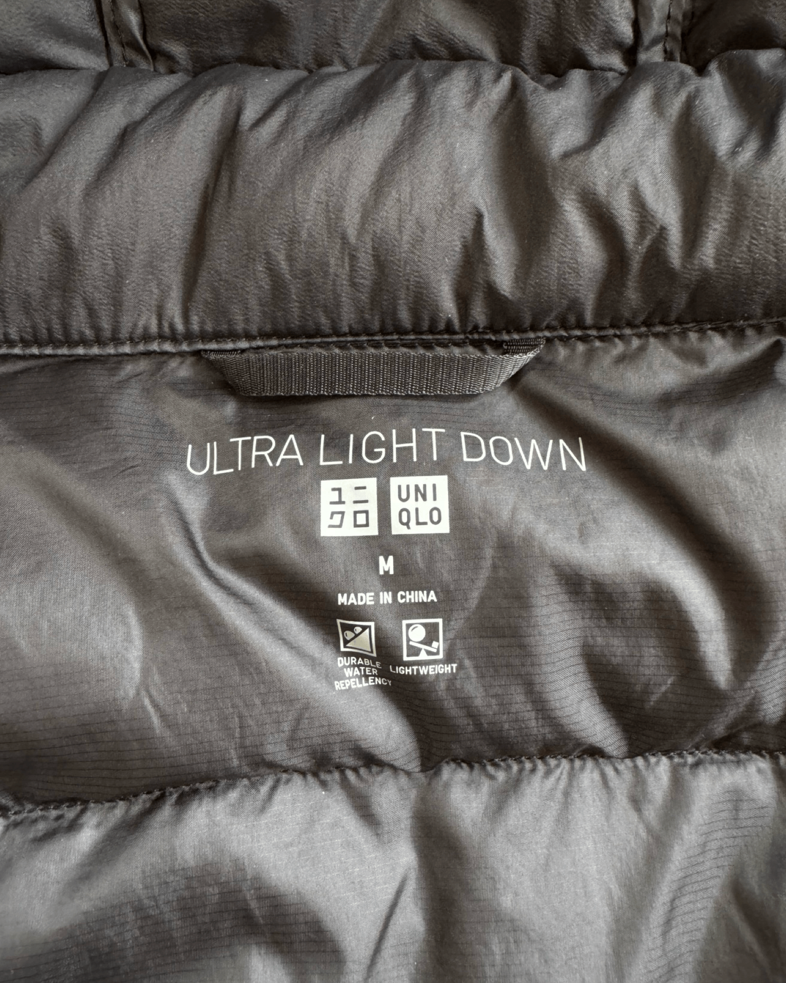 Uni Qlo Ultra Light Down Jacket Size M