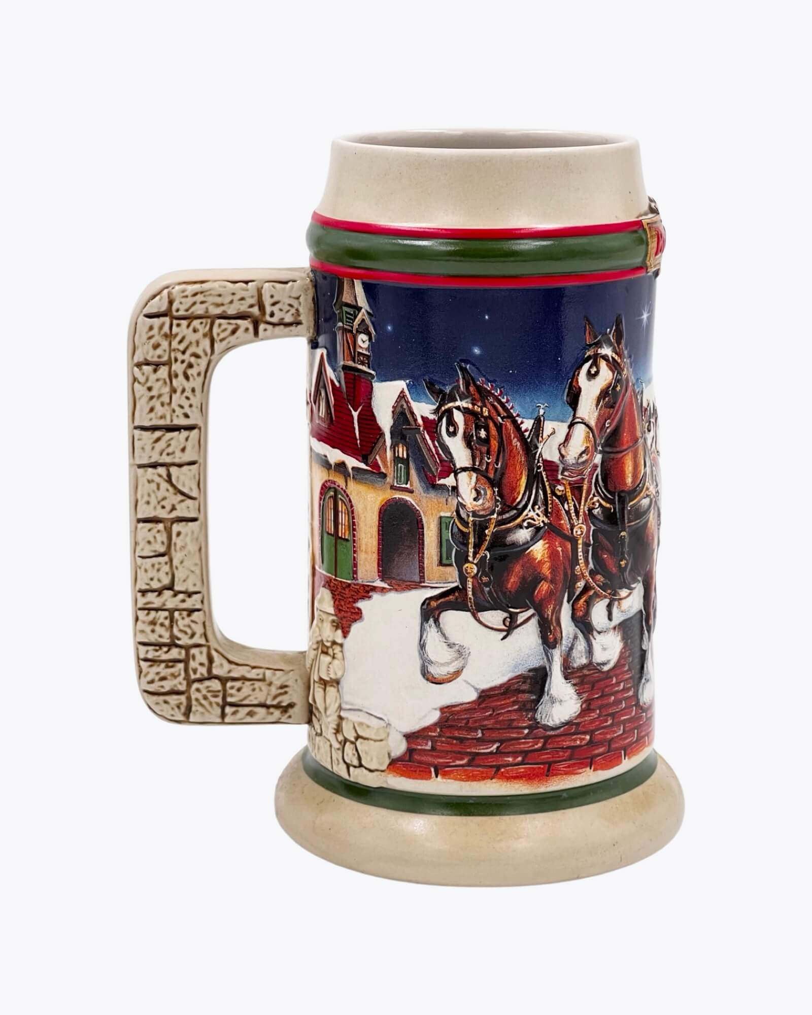 Budweiser Holiday Stein 1998