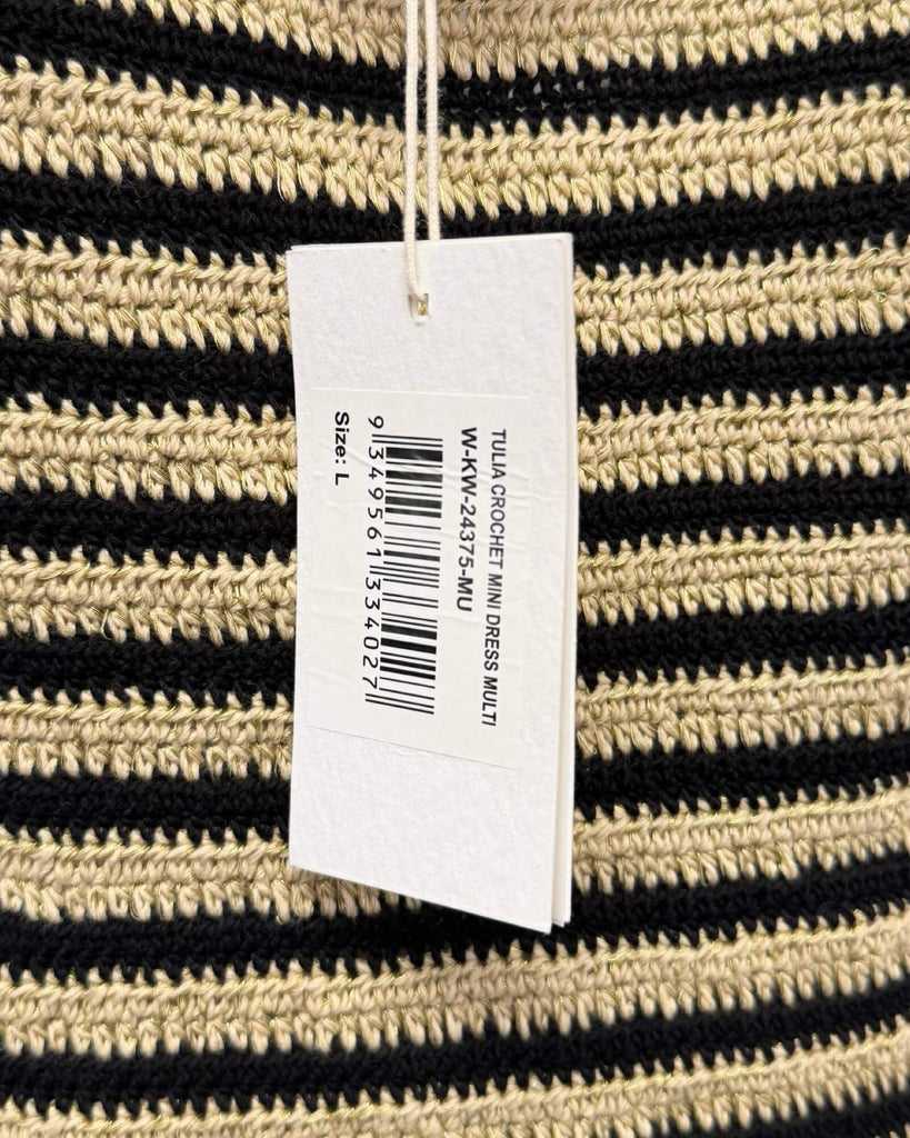 Auguste Tulia Crochet Mini Dress Size L