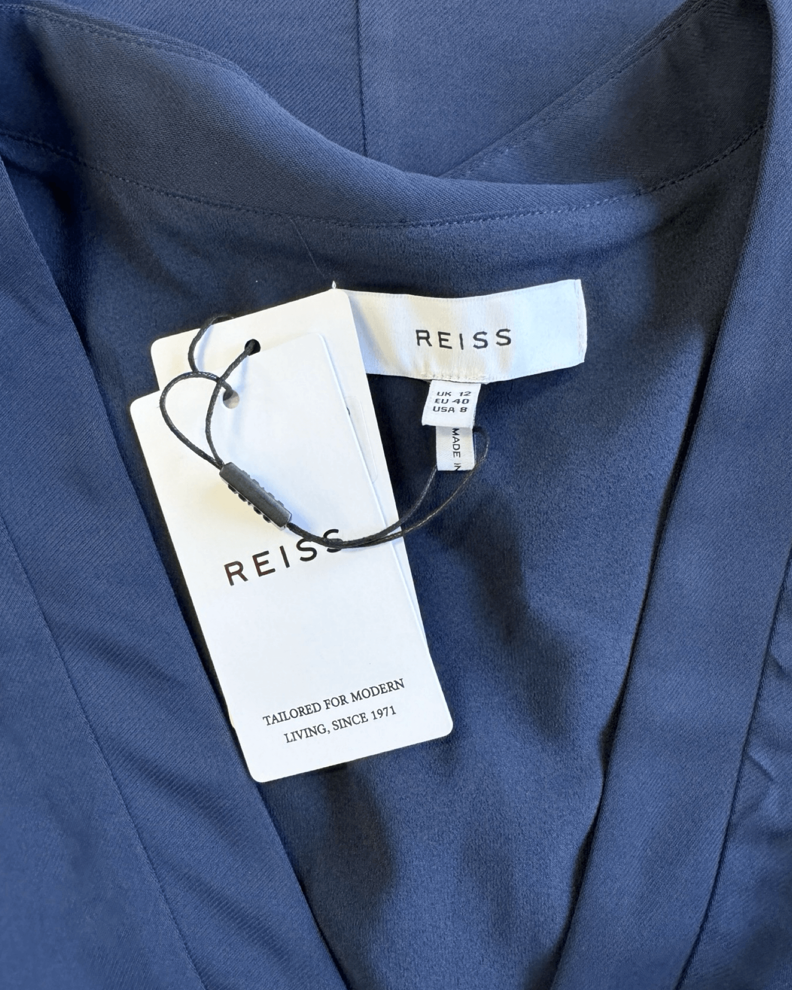 REISS Stevie Tie Waist Dress Size UK12 BNWT